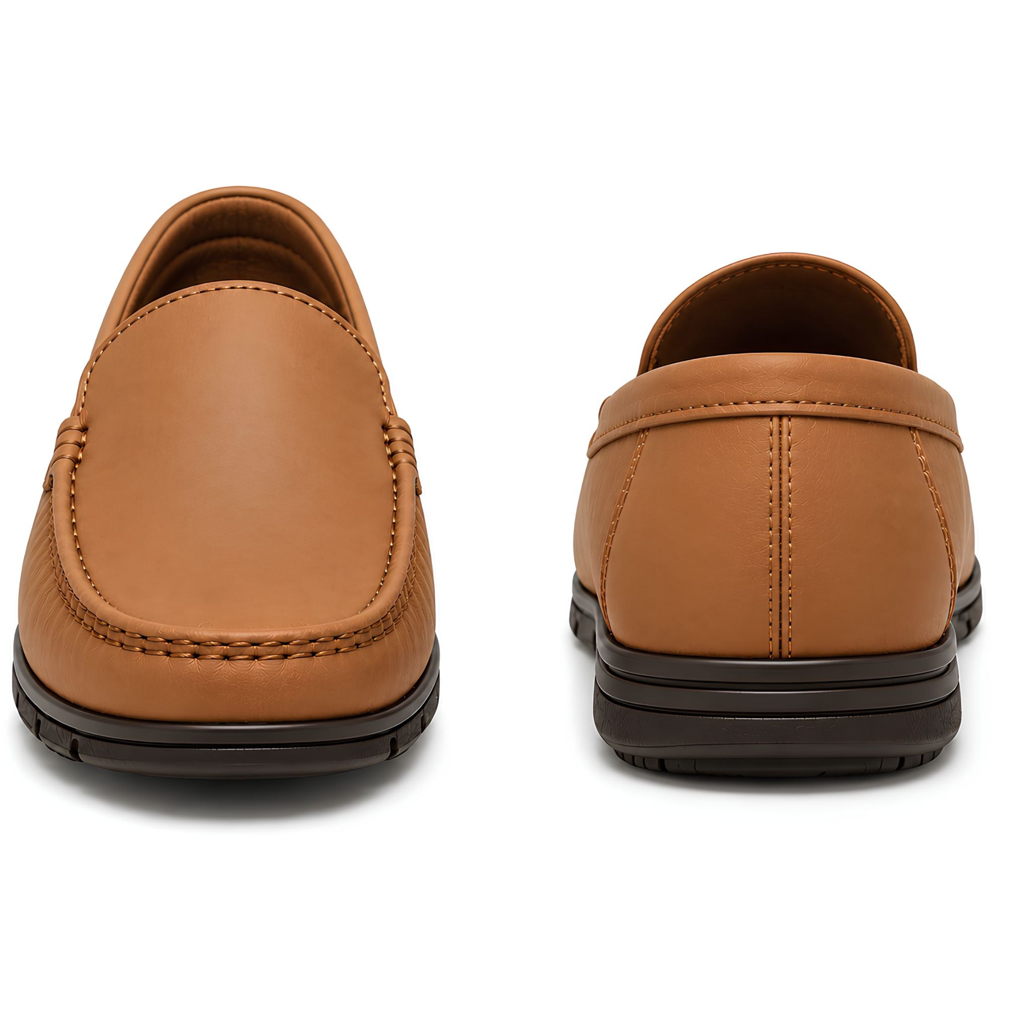 jubleeo leather premium mens loafer matte Tan