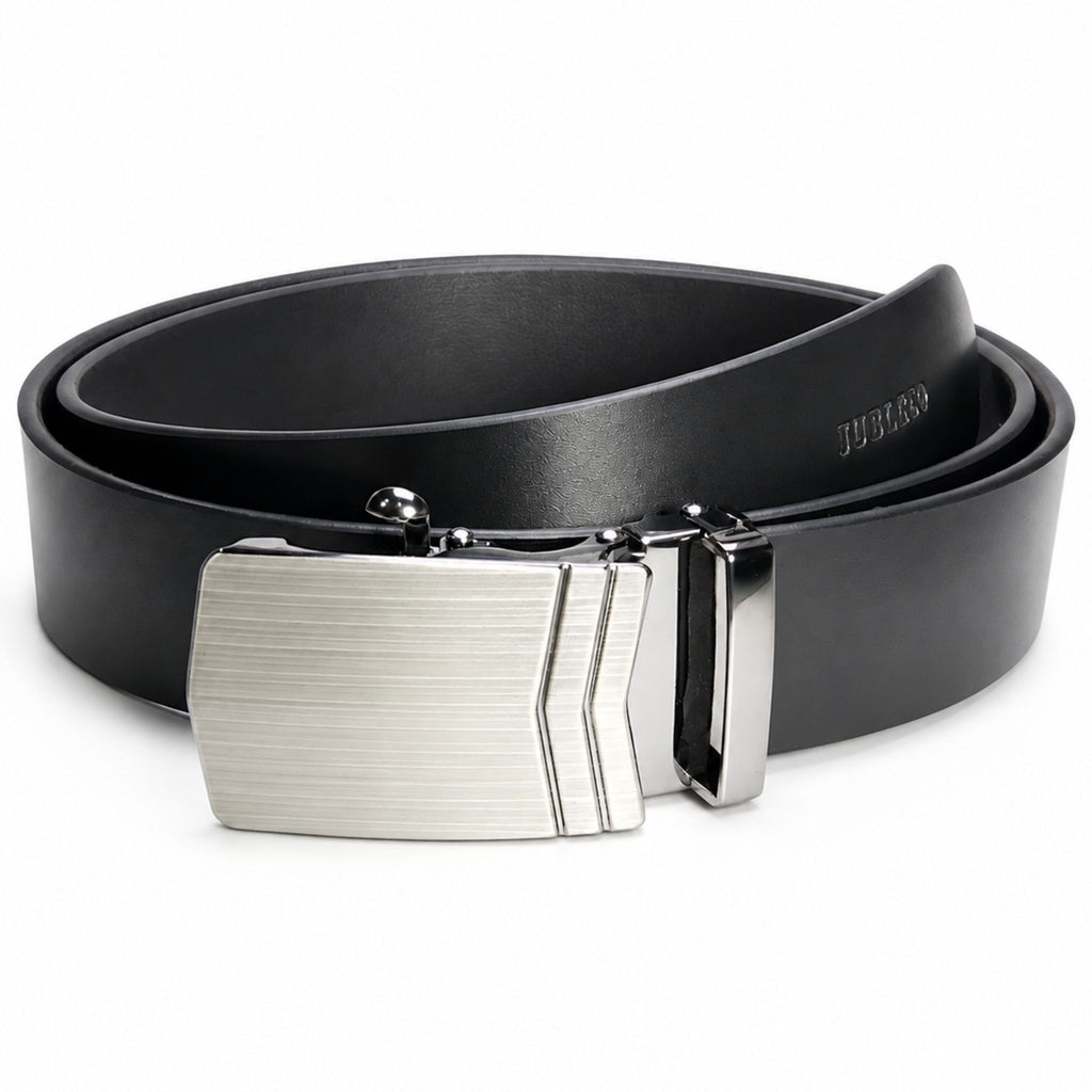jubleeo leather autolock mens belt black