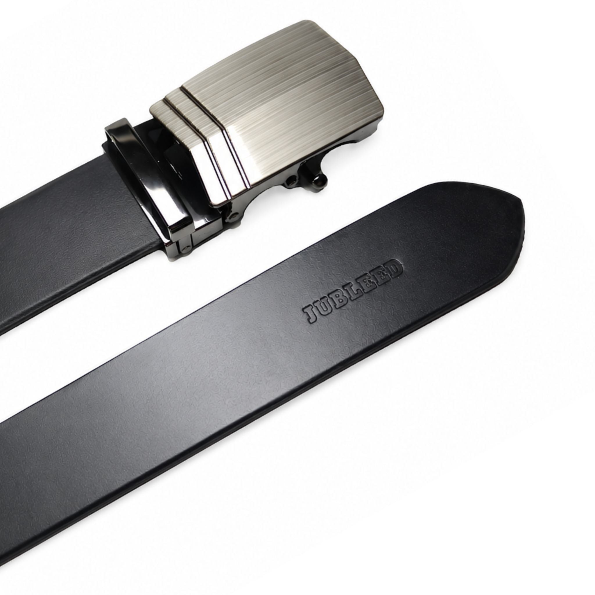 jubleeo leather autolock mens belt black