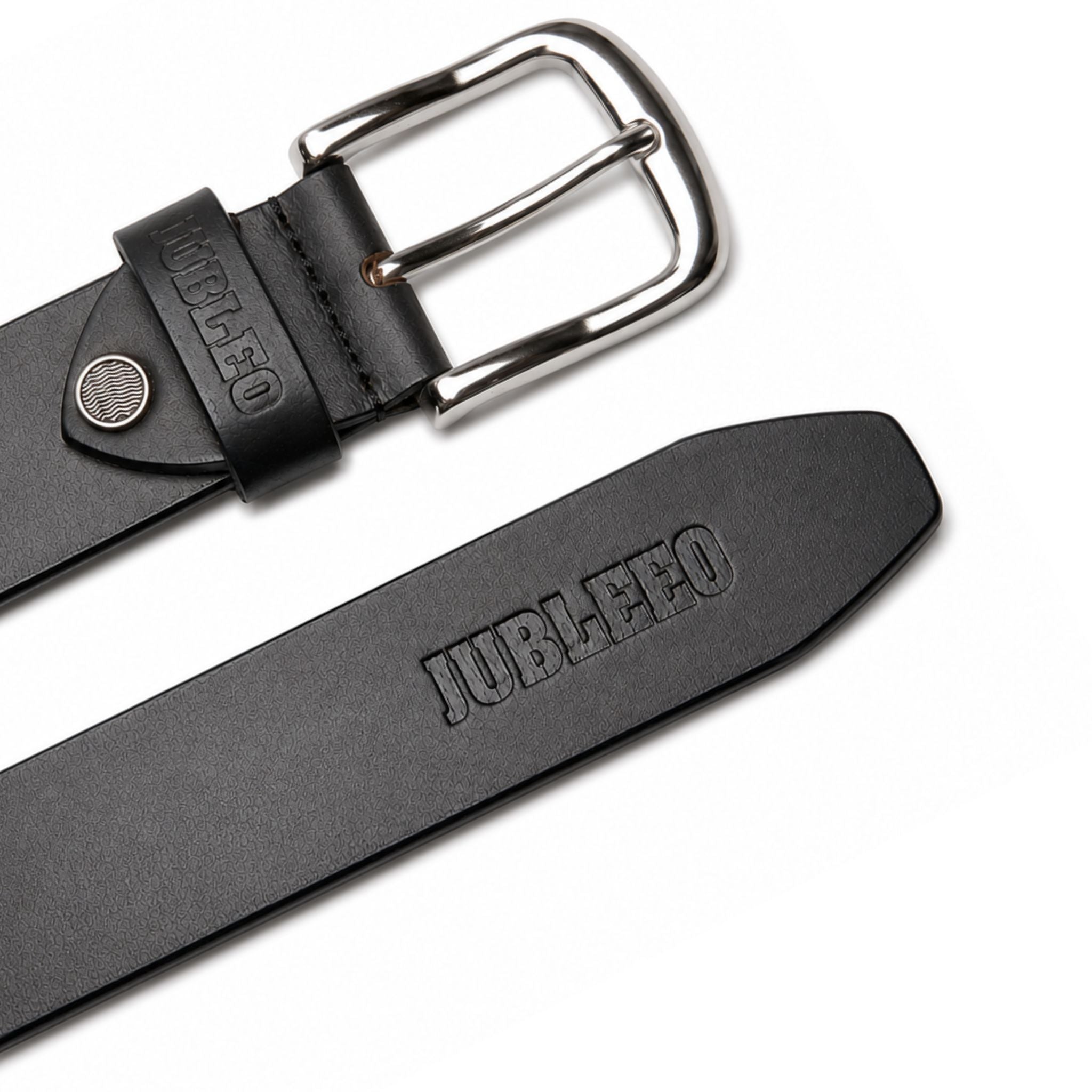 jubleeo leather casual mens belt black