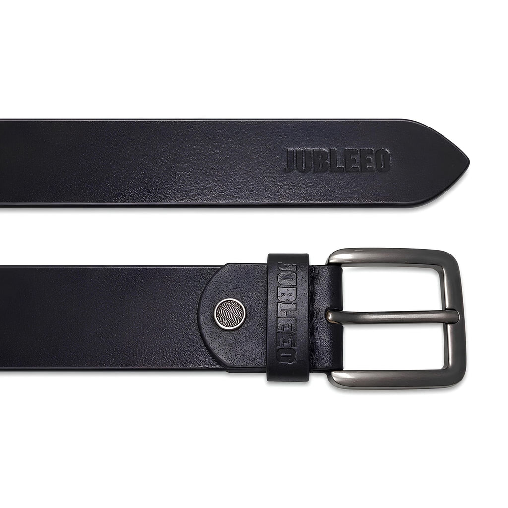 jubleeo leather casual mens belt black