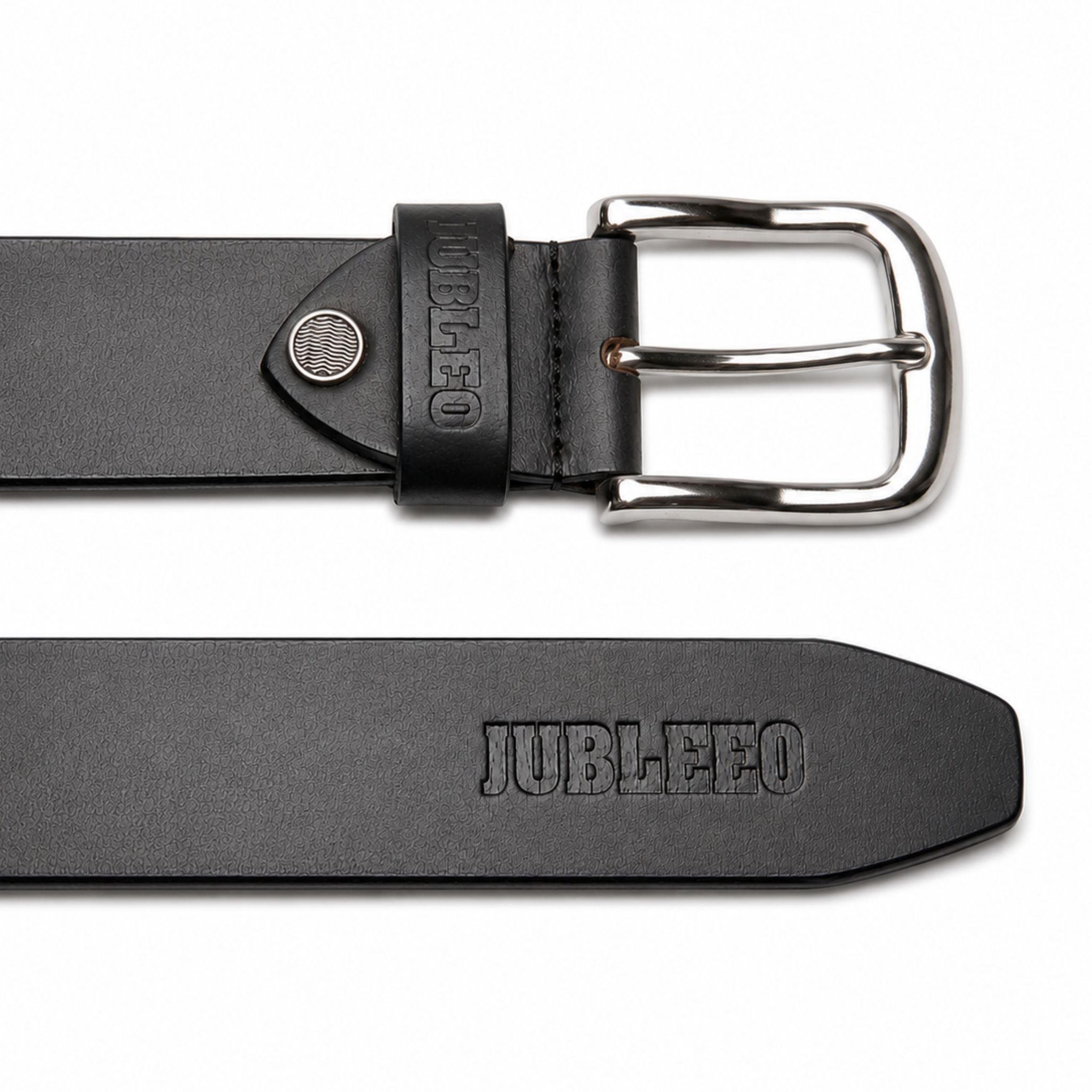 jubleeo leather casual mens belt black