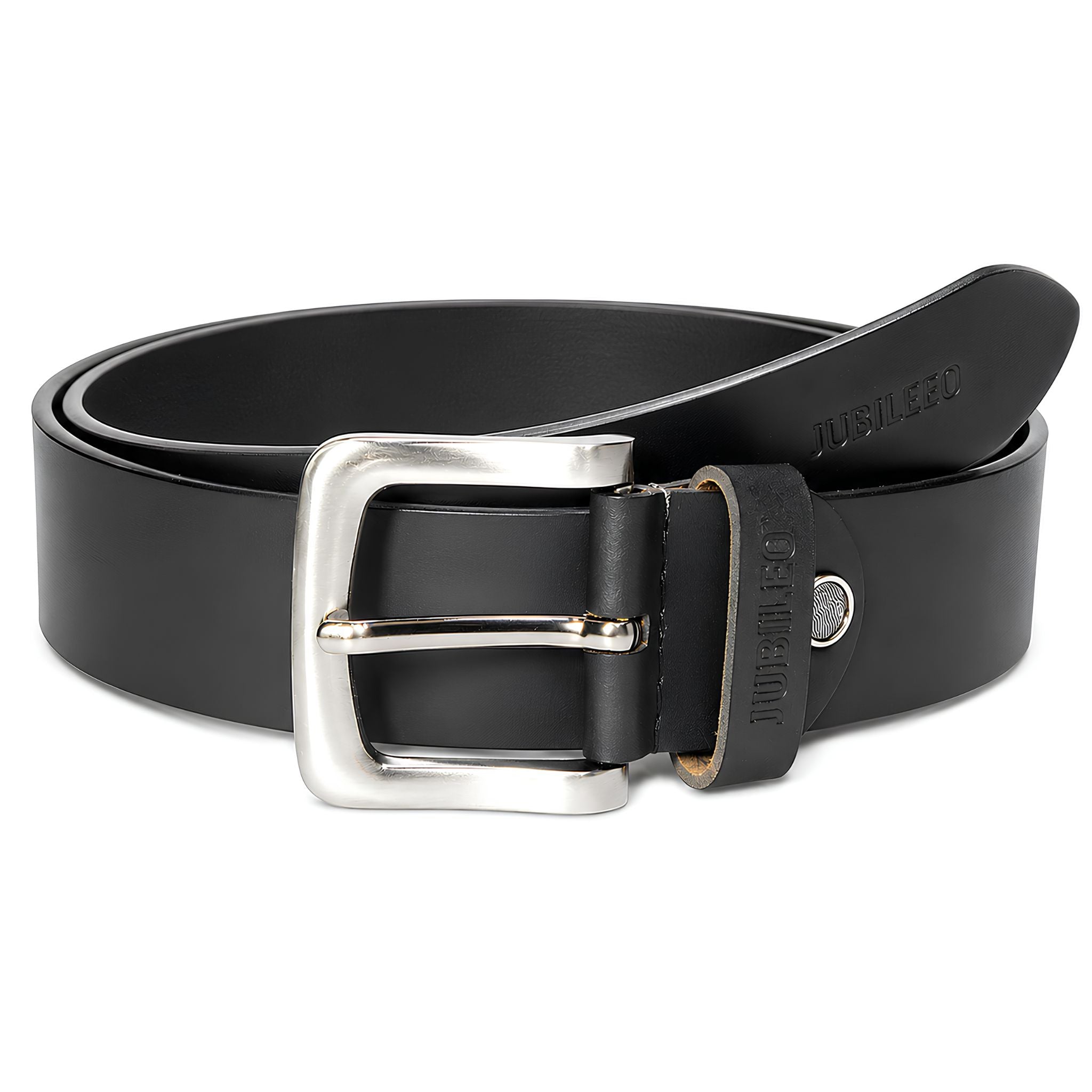 Jubleeo leather mens belt black