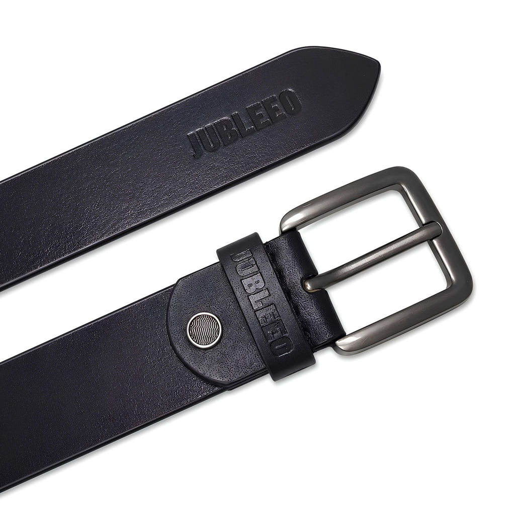 jubleeo leather casual mens belt black