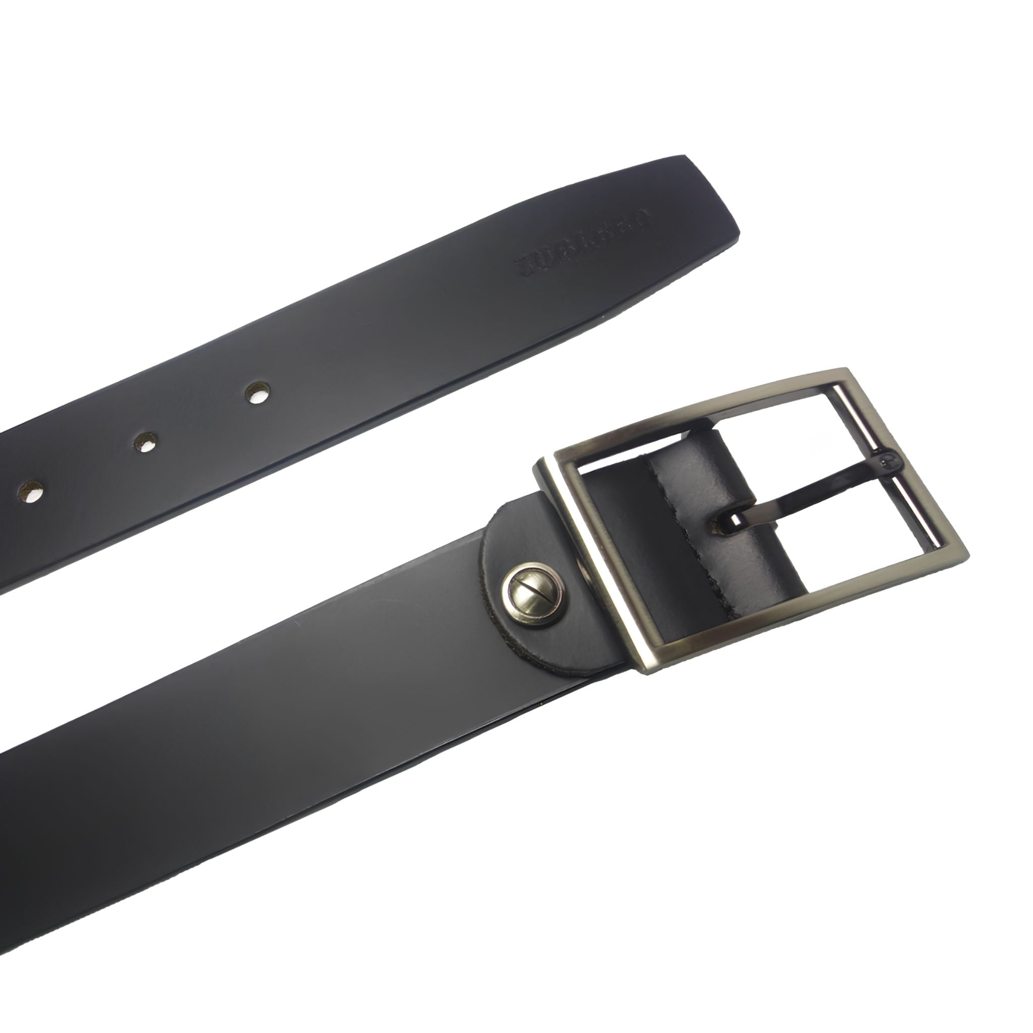 jubleeo leather hickok buckle mens belt black