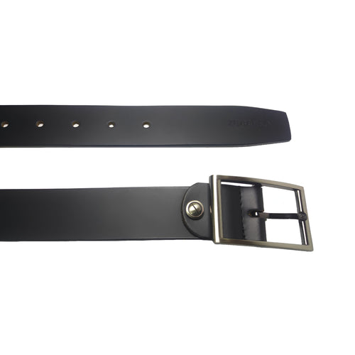 jubleeo leather hickok buckle mens belt black