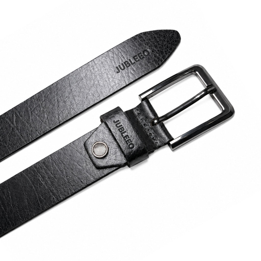 jubleeo leather mens belt black