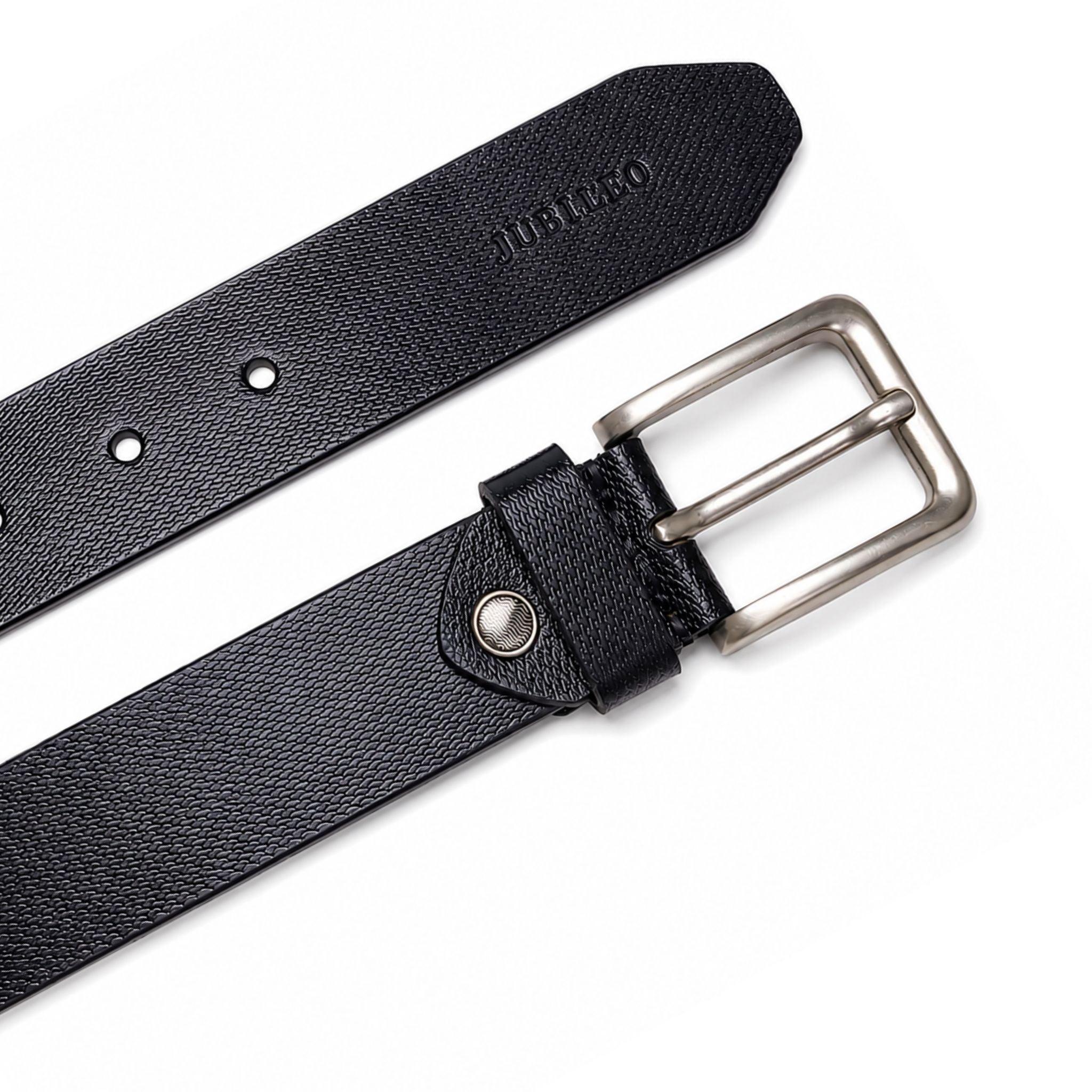 jubleeo leather mens belt black
