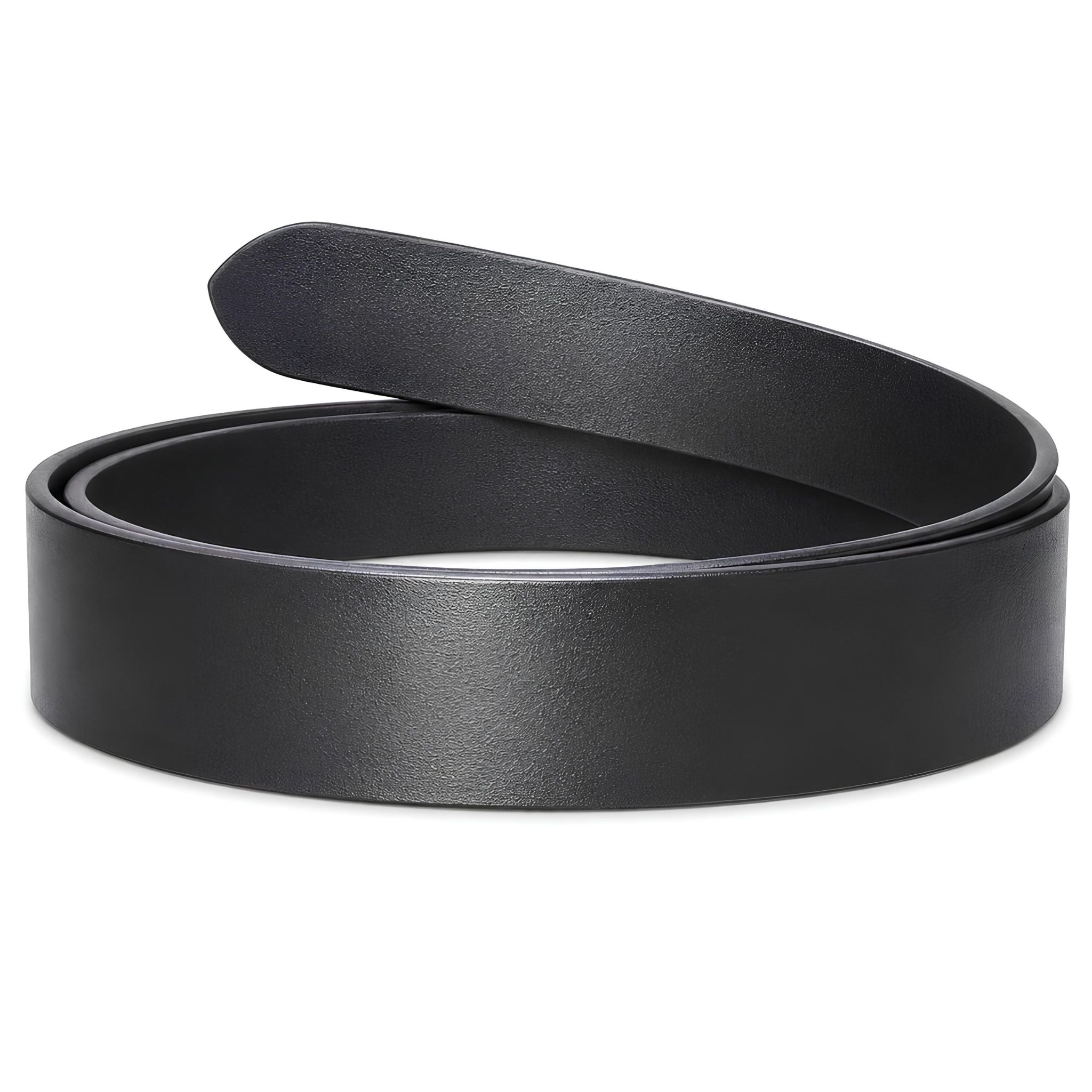 jubleeo leather narrow mens belt black