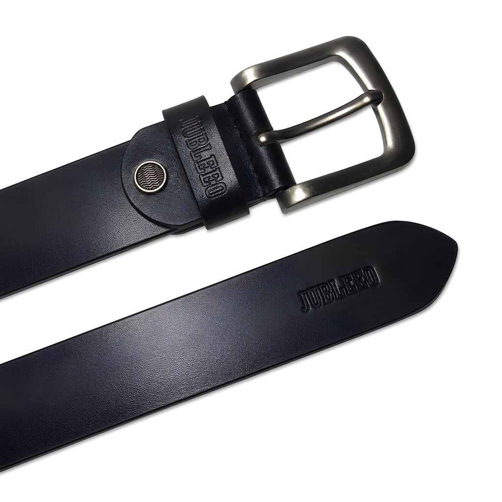 jubleeo leather mens belt black