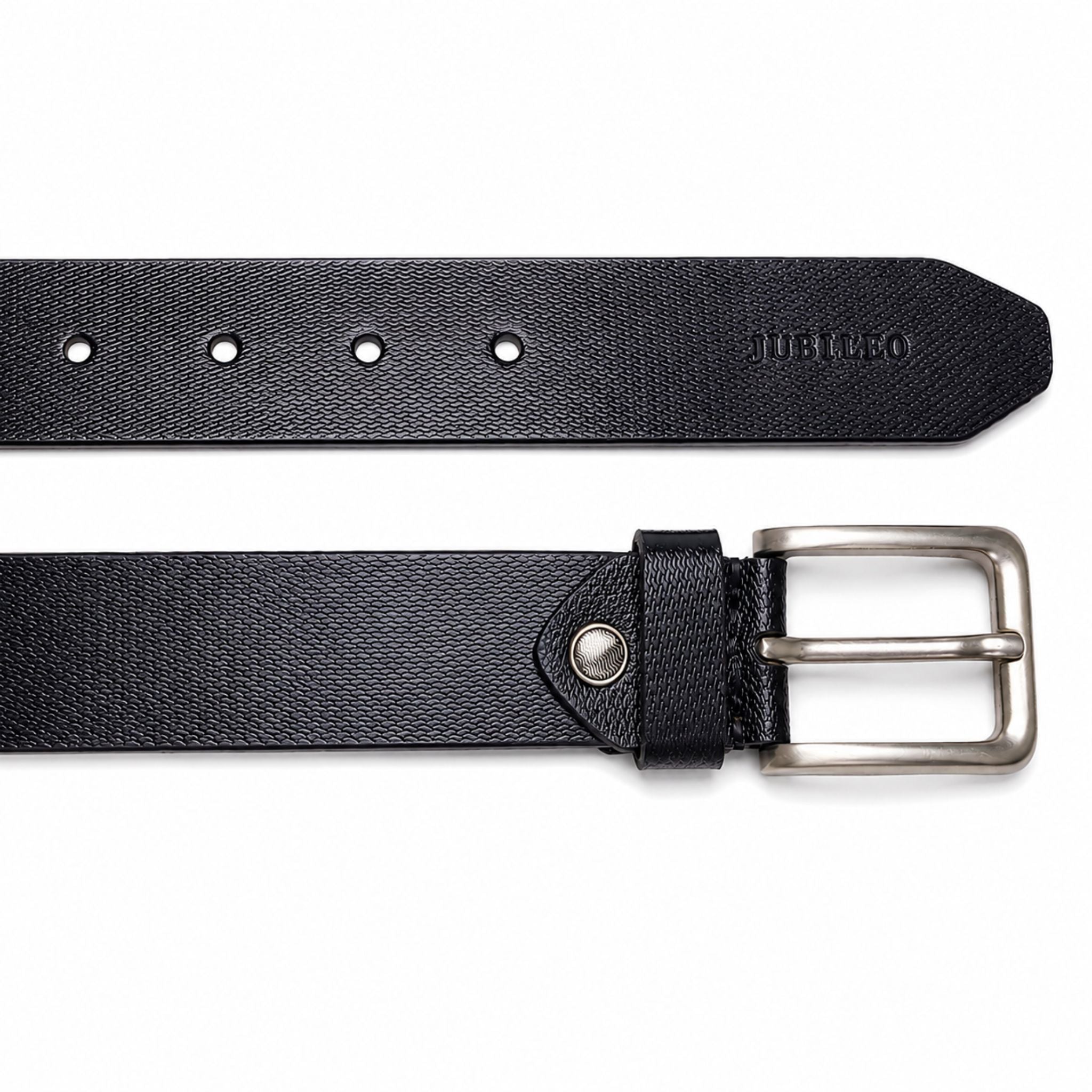 jubleeo leather mens belt black