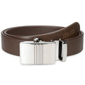 jubleeo  leather narrown mens belt brown