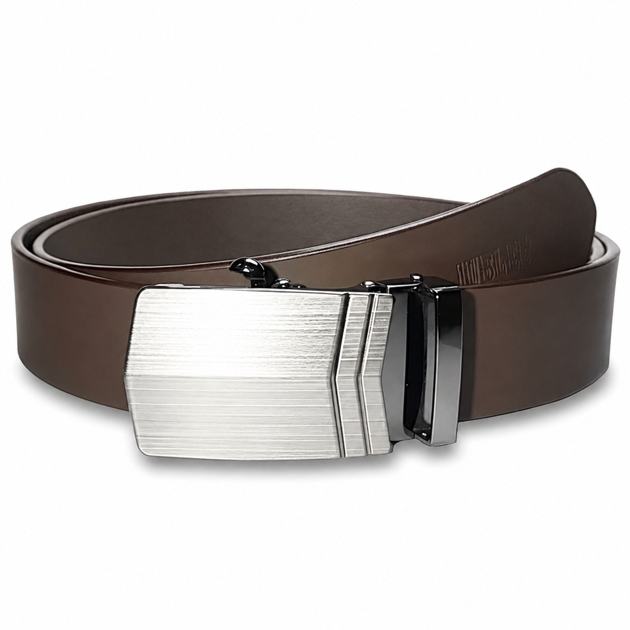 jubleeo leather autolock mens belt brown