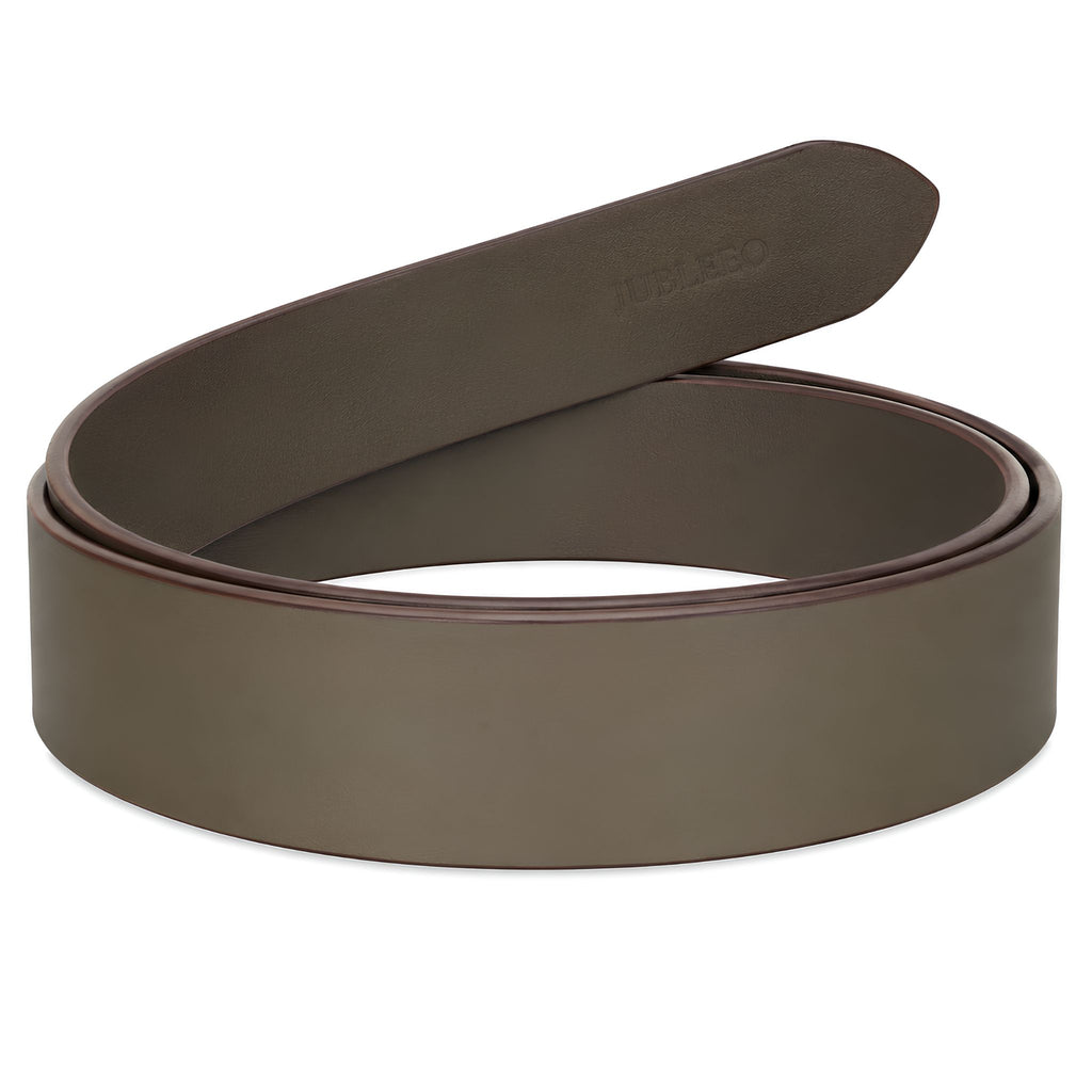 Jubleeo leather mens belt brown