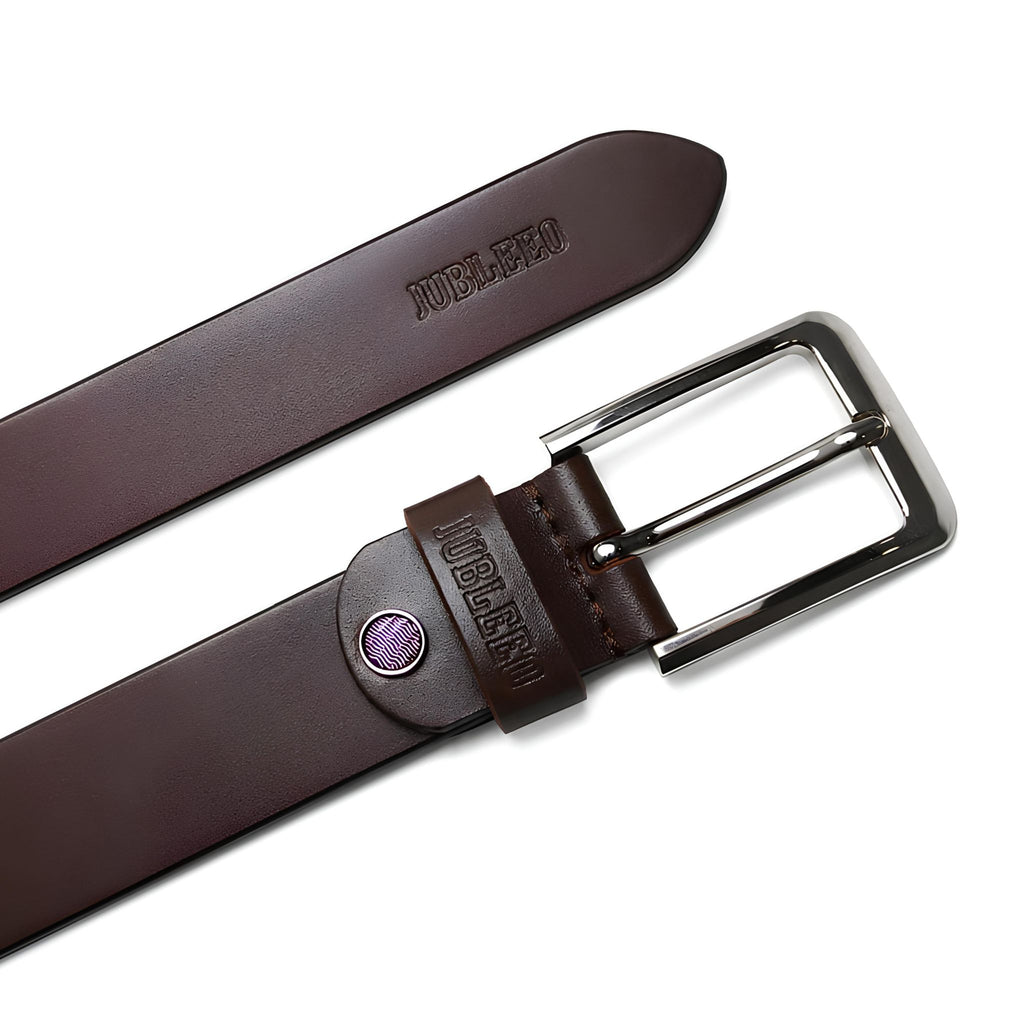 jubleeo leather mens belt brown