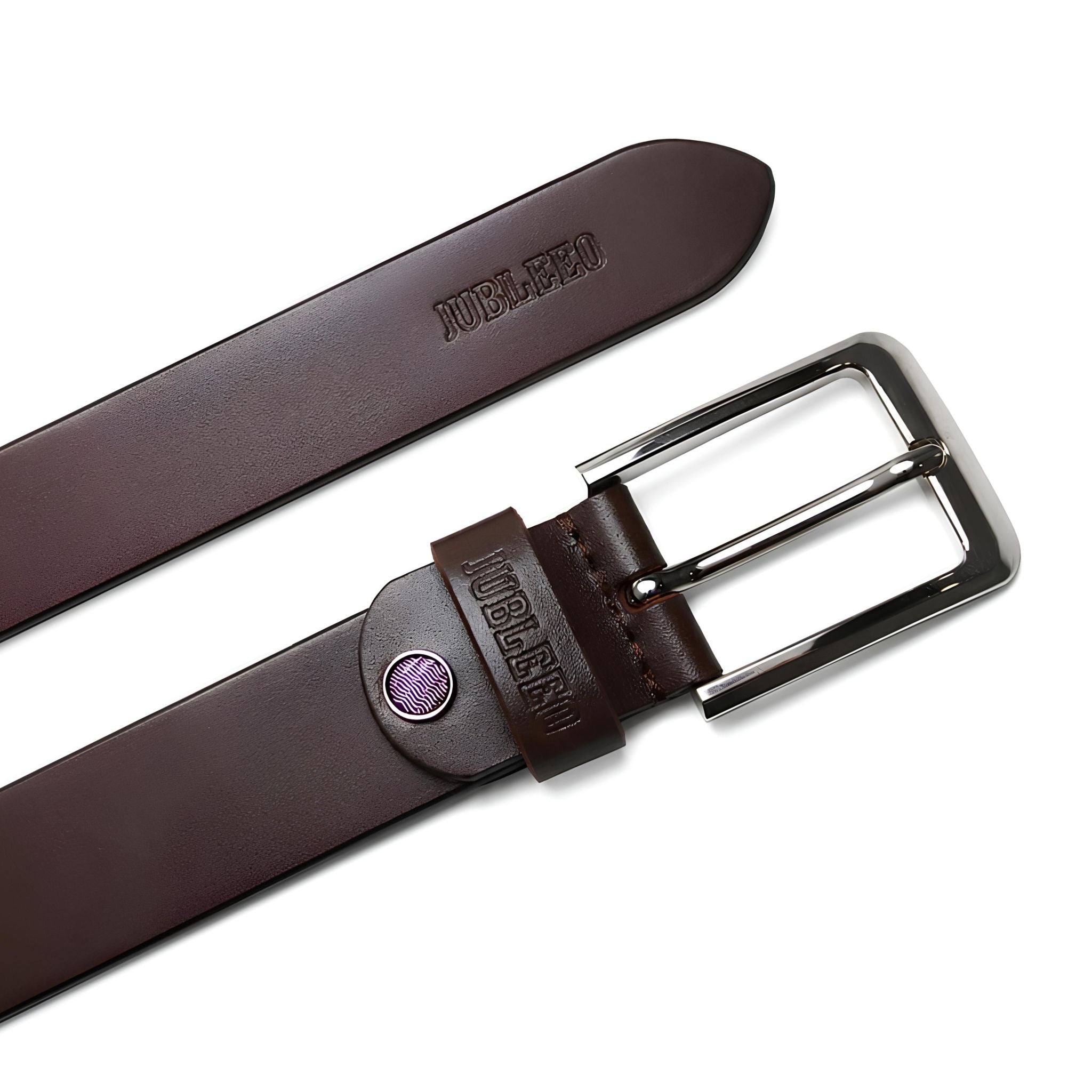 jubleeo leather mens belt brown