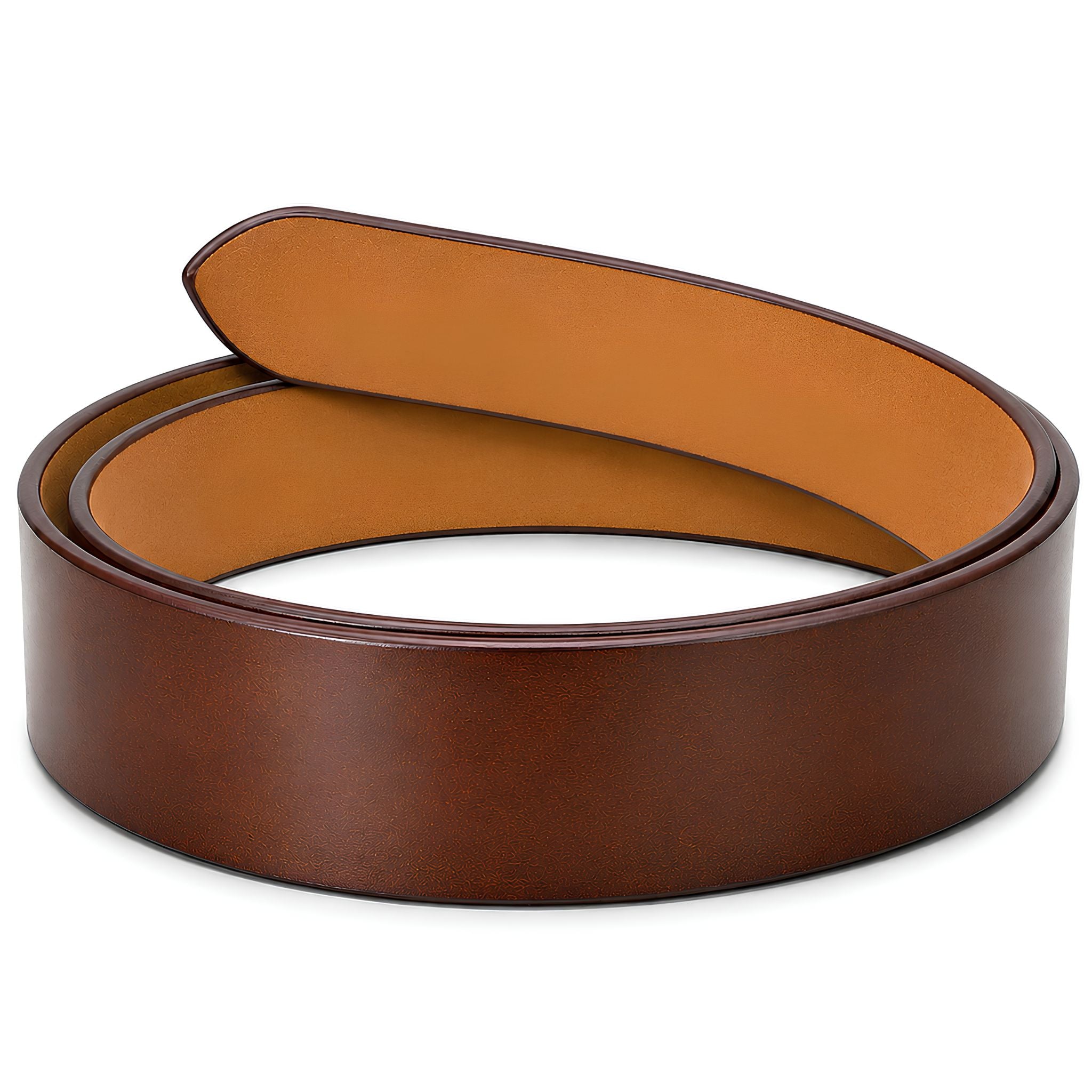 Jubleeo leather casual mens belt brown