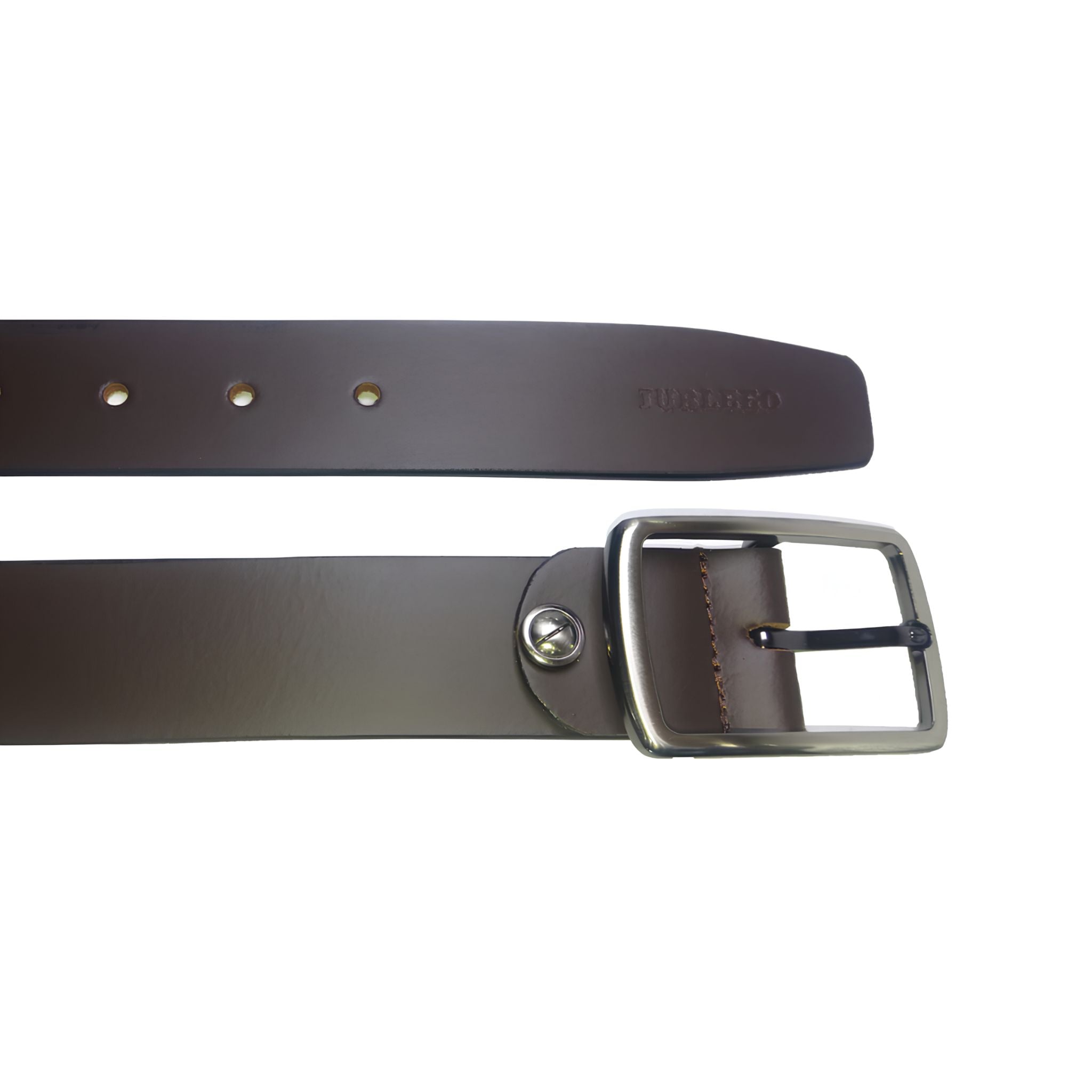 jubleeo leather hickok buckle mens belt brown