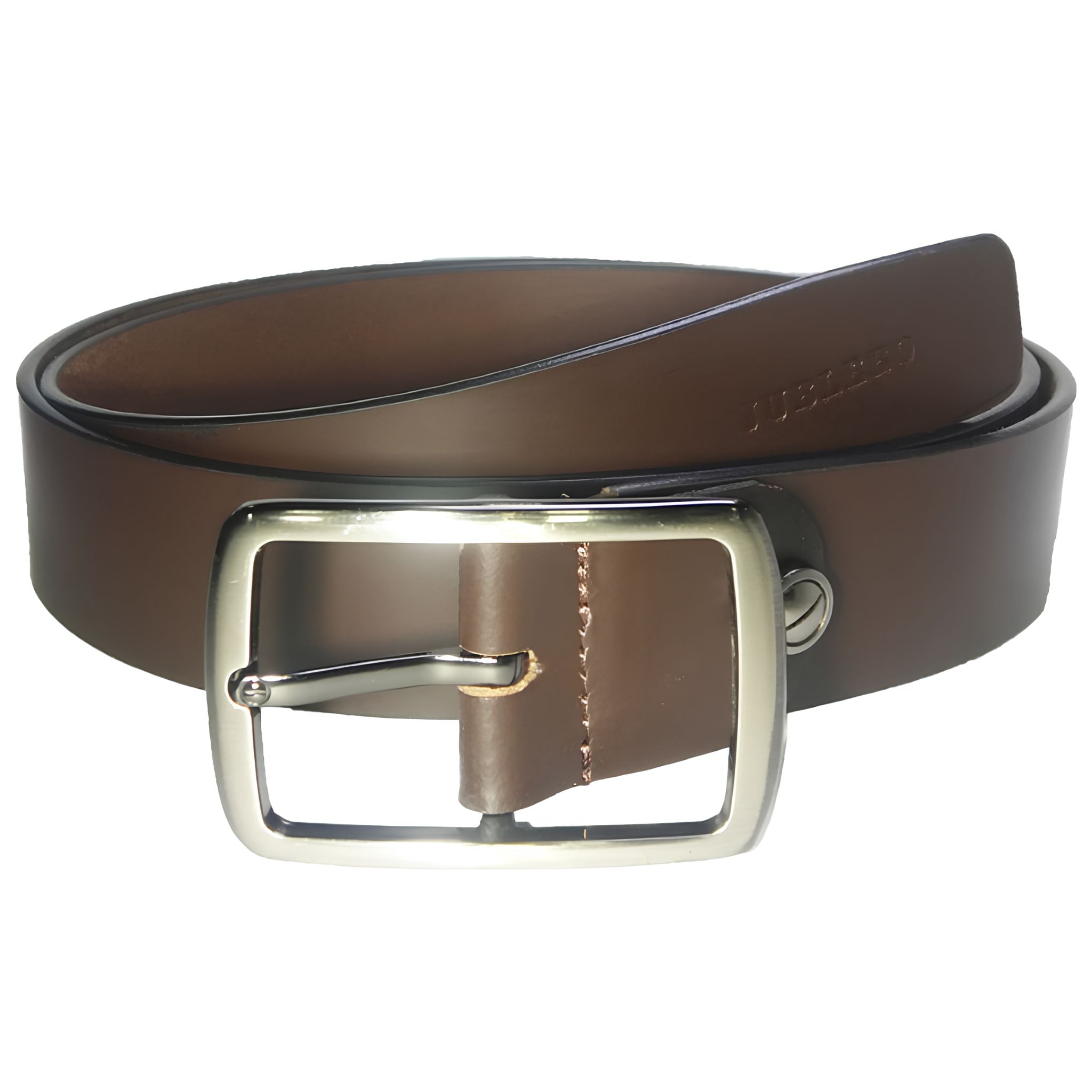 jubleeo leather hickok buckle mens belt brown