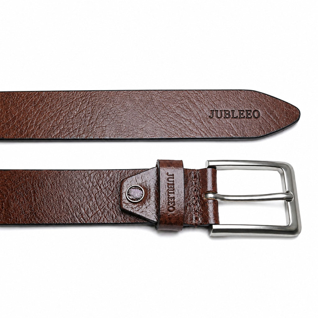jubleeo leather mens belt brown