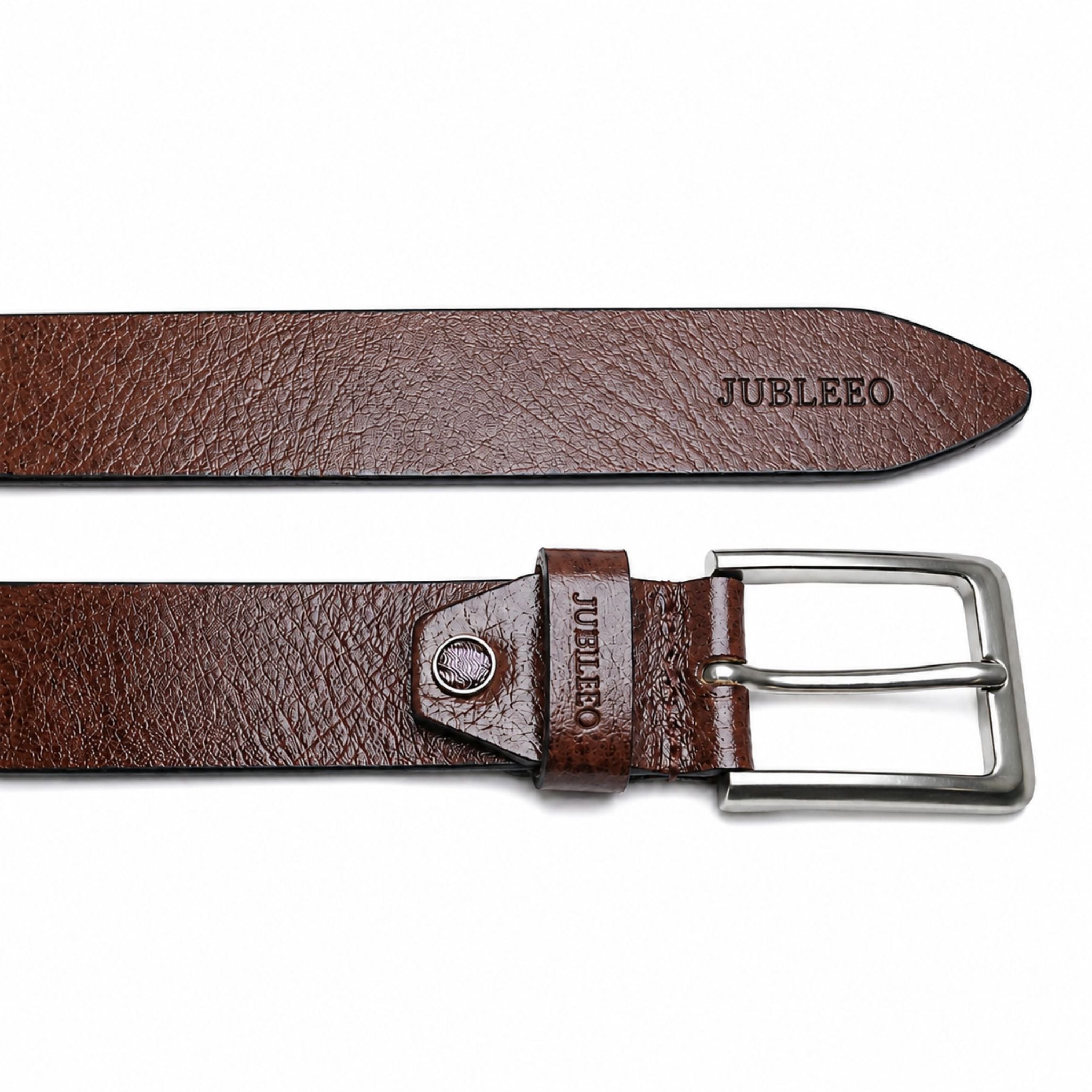 jubleeo leather mens belt brown