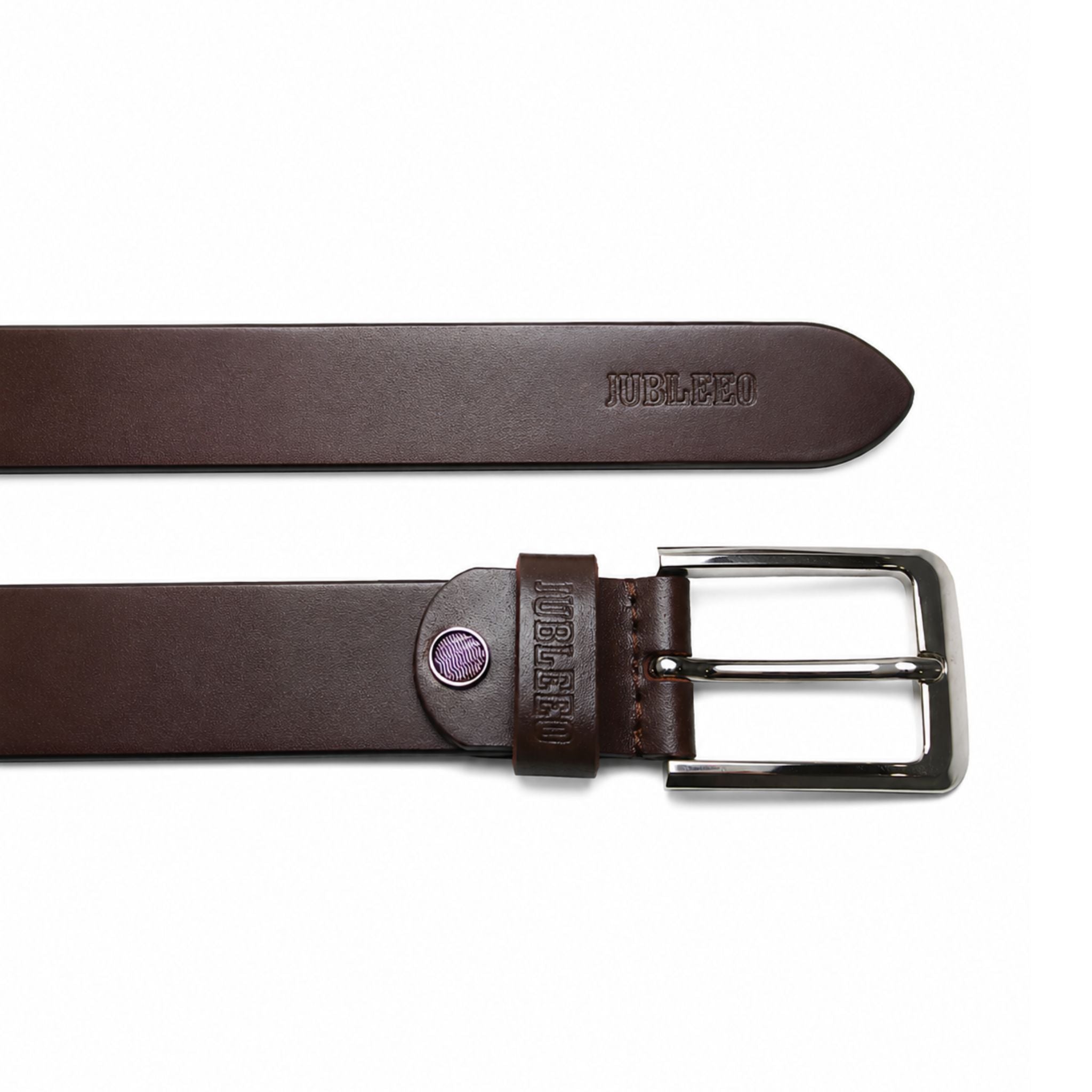 jubleeo leather mens belt brown