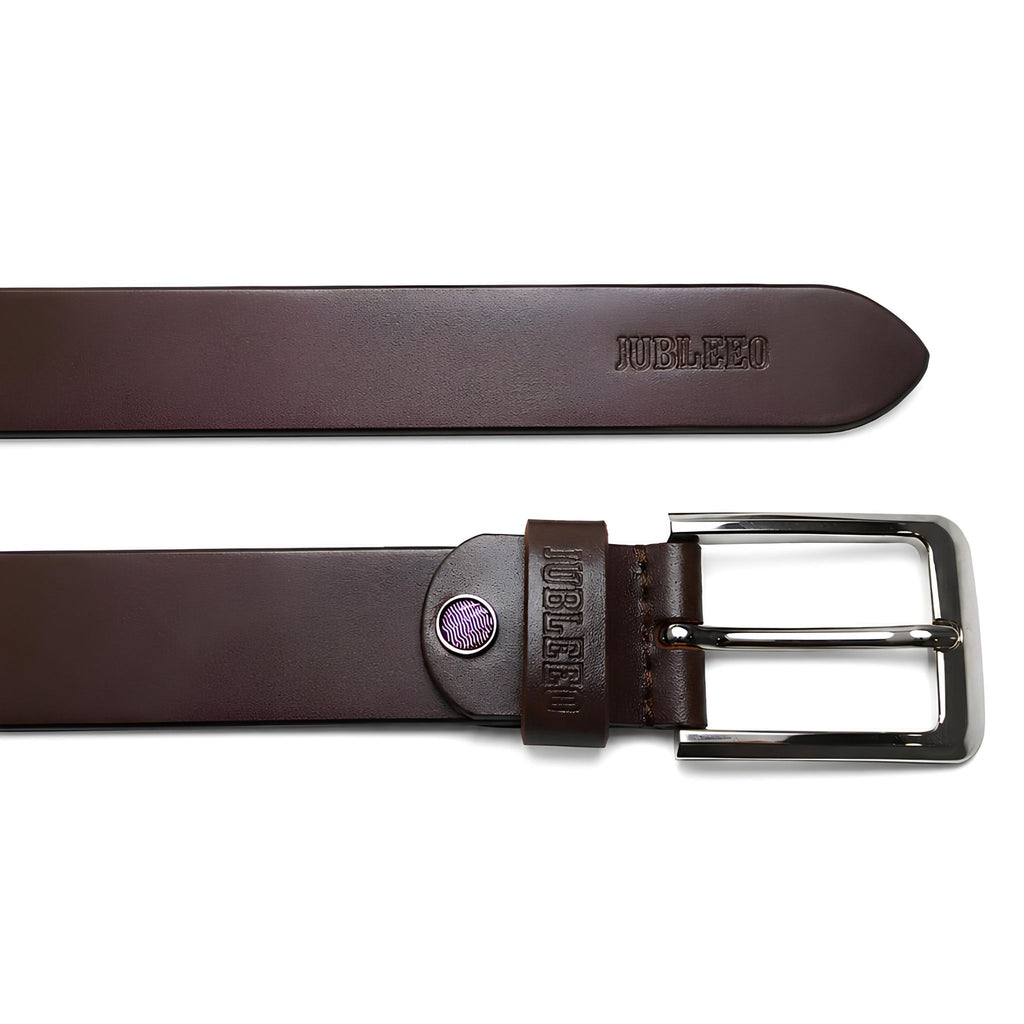 jubleeo leather mens belt brown