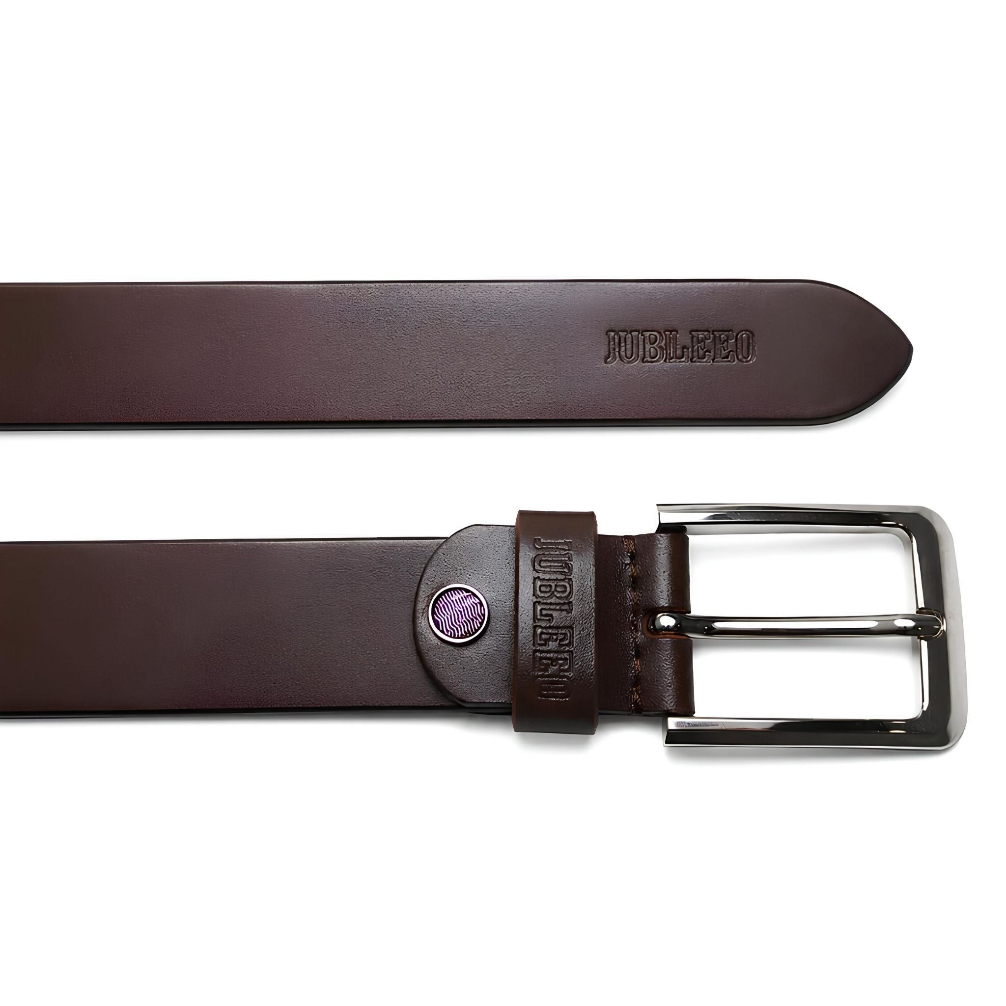 jubleeo leather mens belt brown