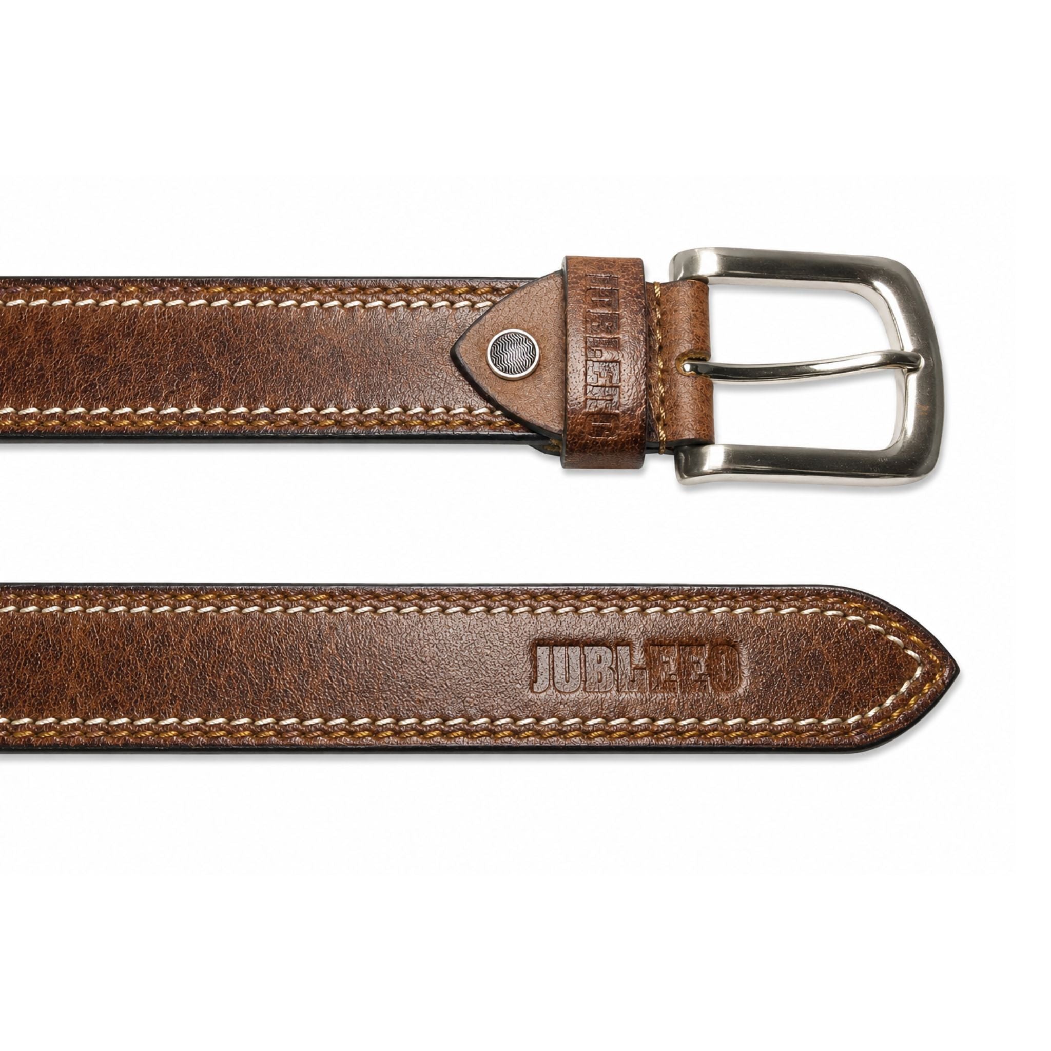 jubleeo leather caasual mens belt brown