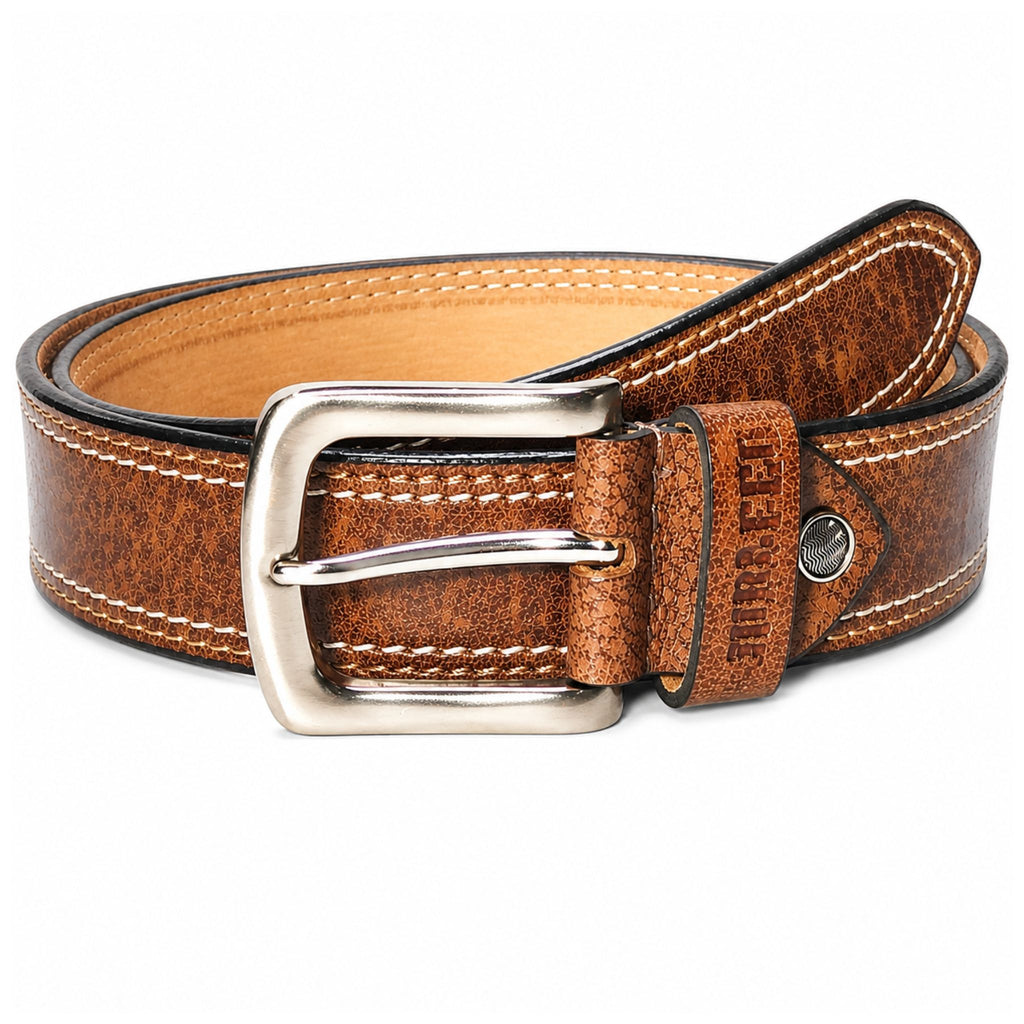 jubleeo leather caasual mens belt brown