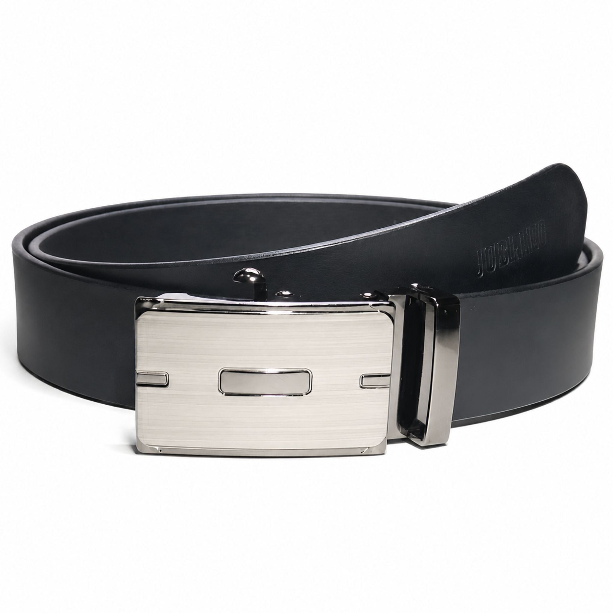 jubleeo leather autolock mens belt black
