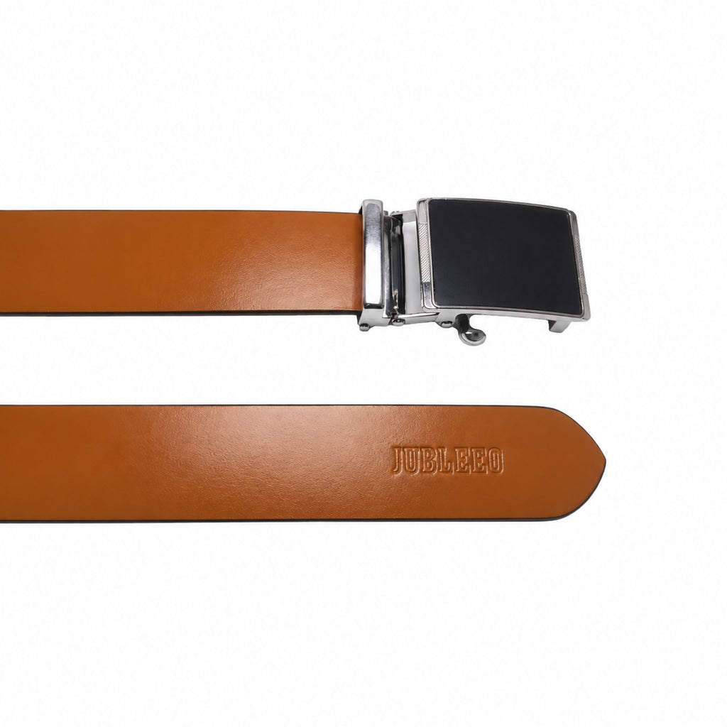 jubleeo leather autolock mens belt tan