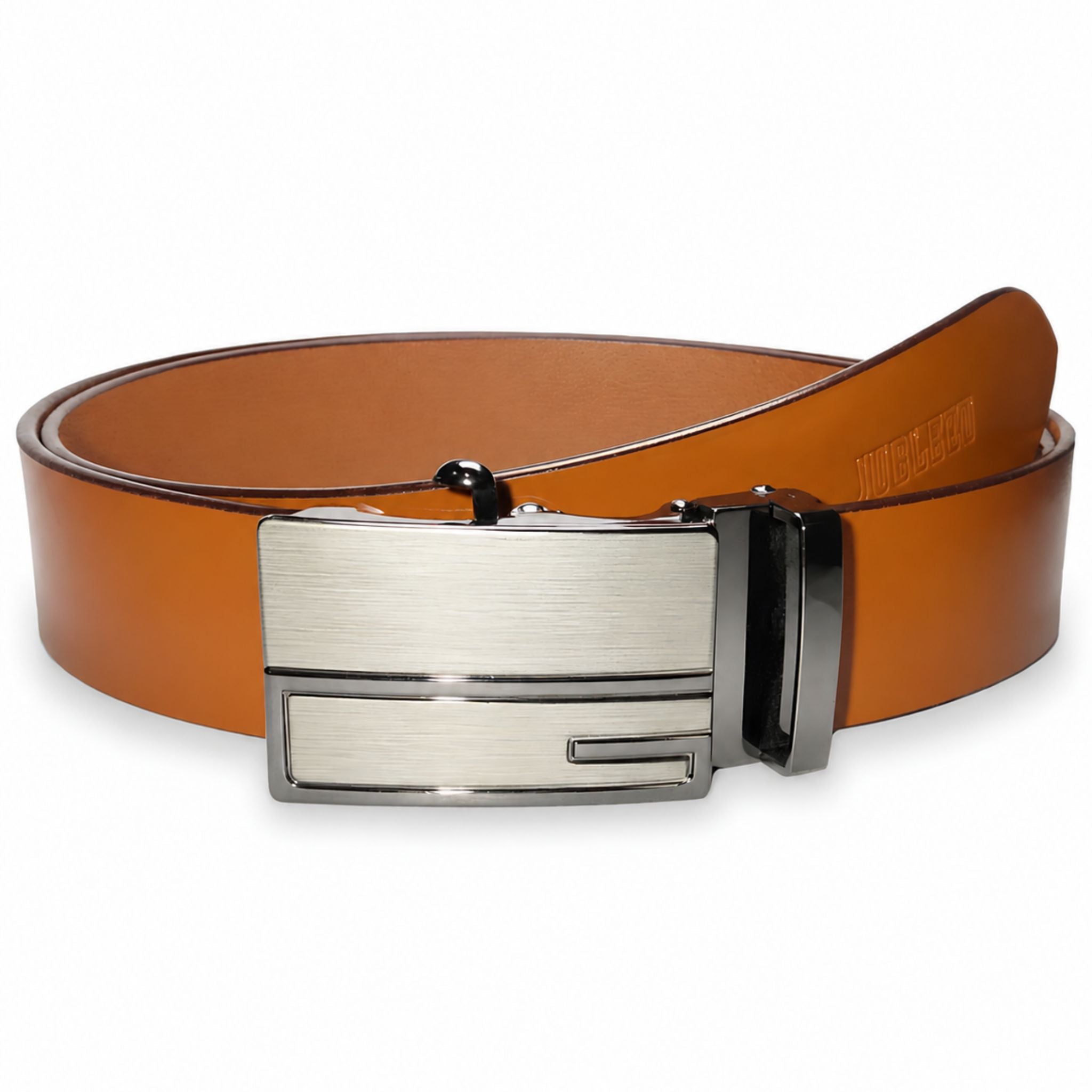 jubleeo leather autolock mens belt tan