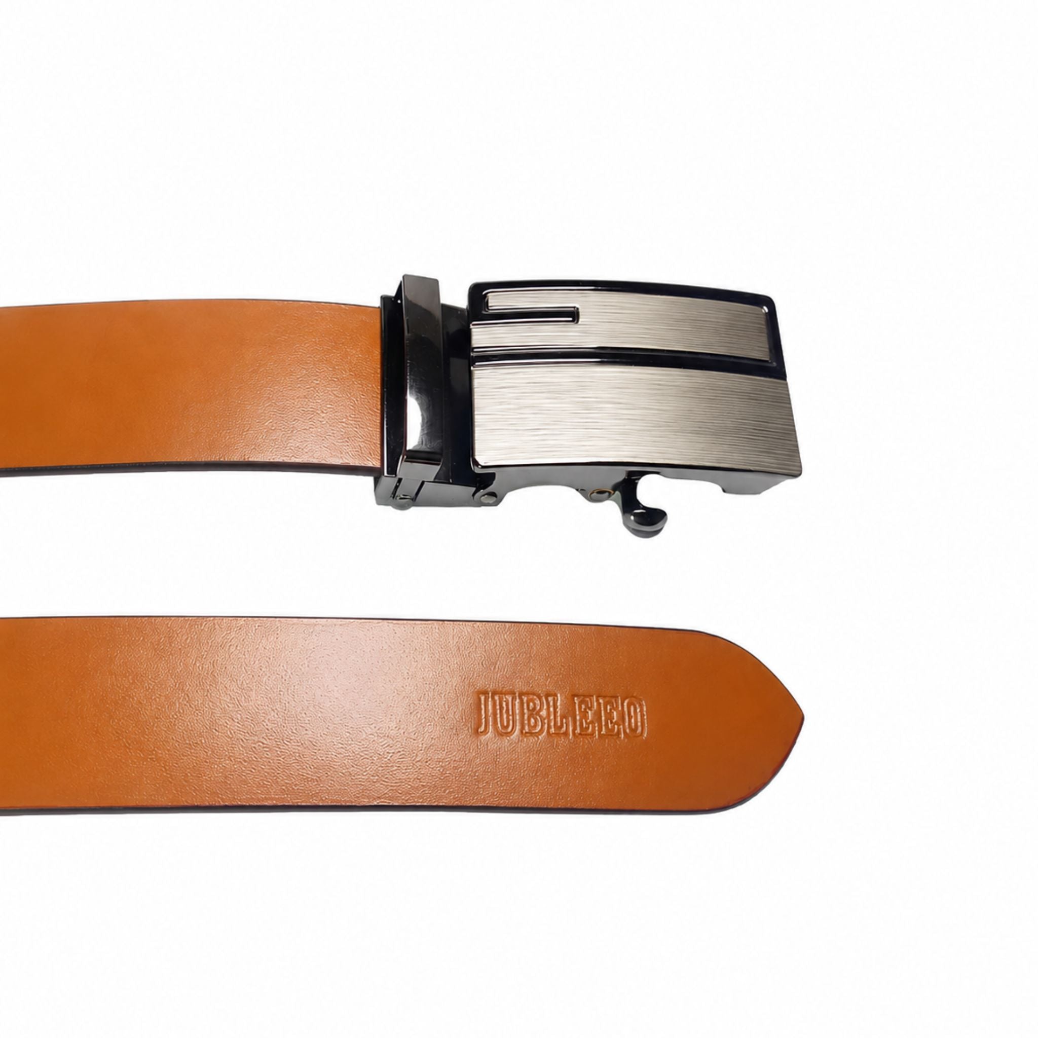 jubleeo leather autolock mens belt tan
