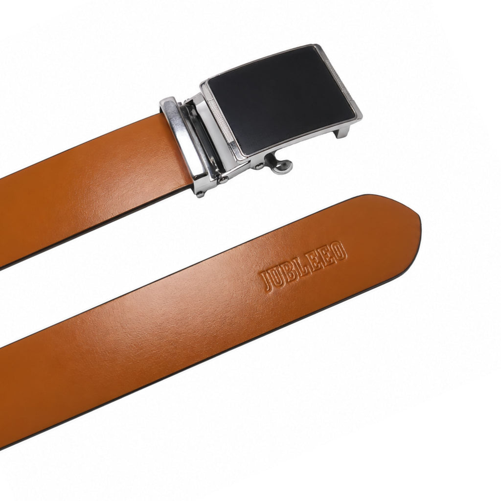 jubleeo leather autolock mens belt tan