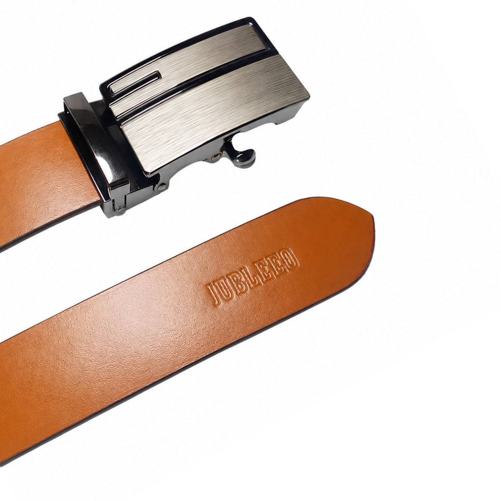 jubleeo leather autolock mens belt tan