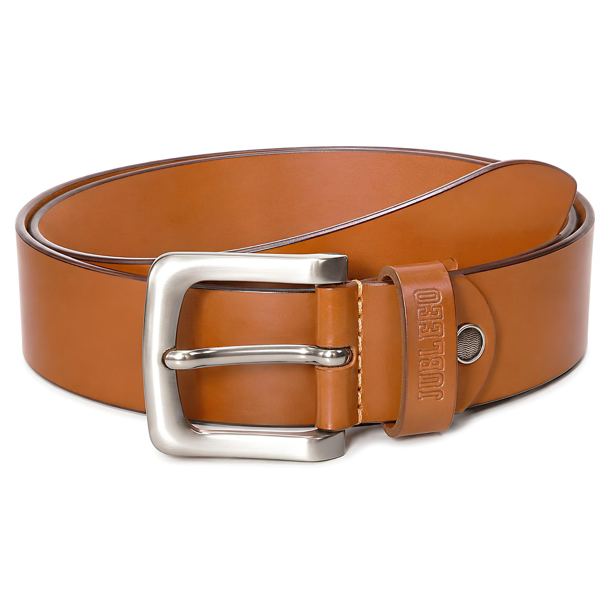 Jubleo leather casual mens belt tan