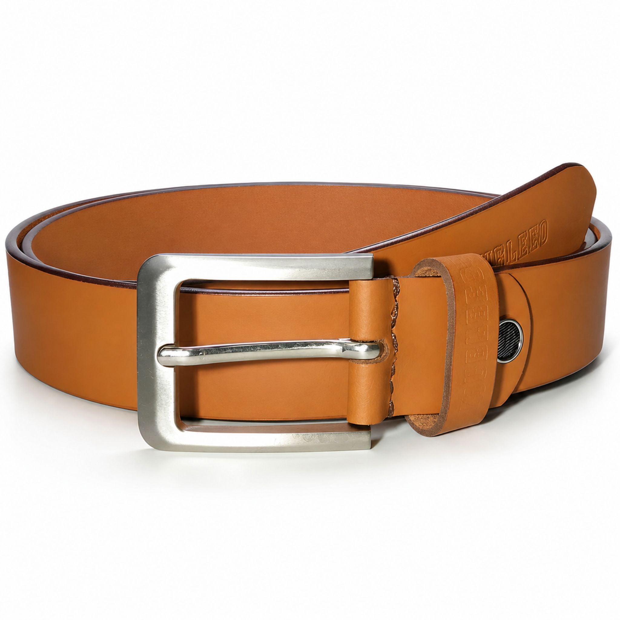 jubleeo leather mens belt tan