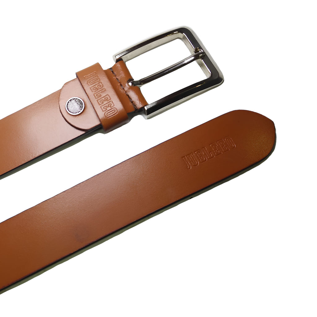 jubleeo leather mens belt tan
