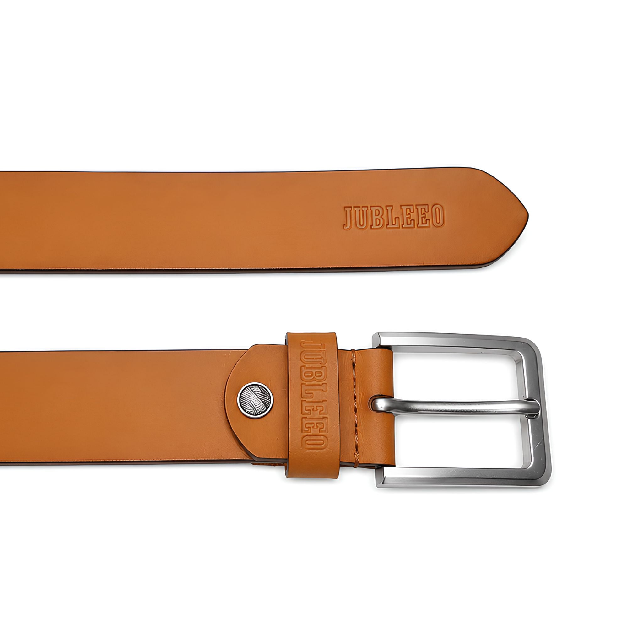 jubleeo leather mens belt tan