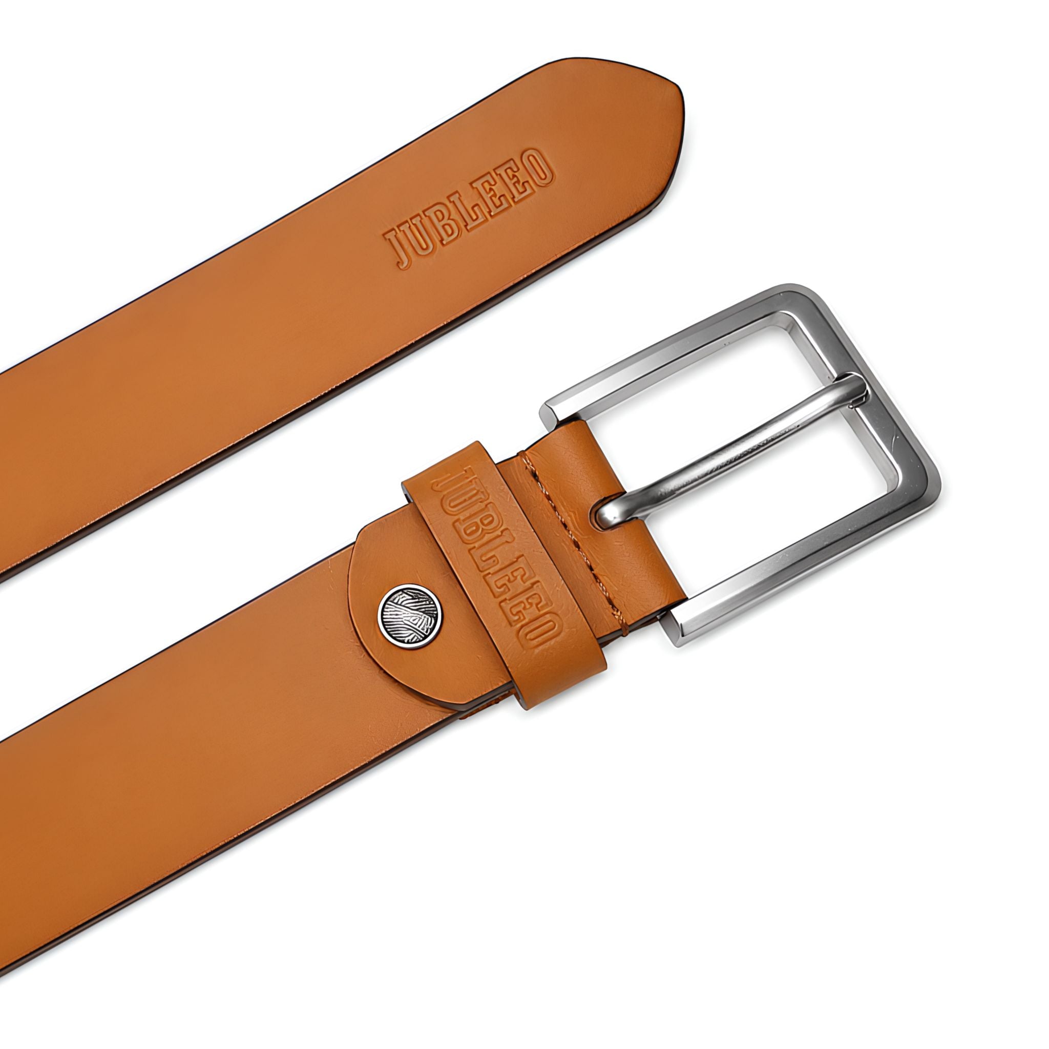 jubleeo leather mens belt tan