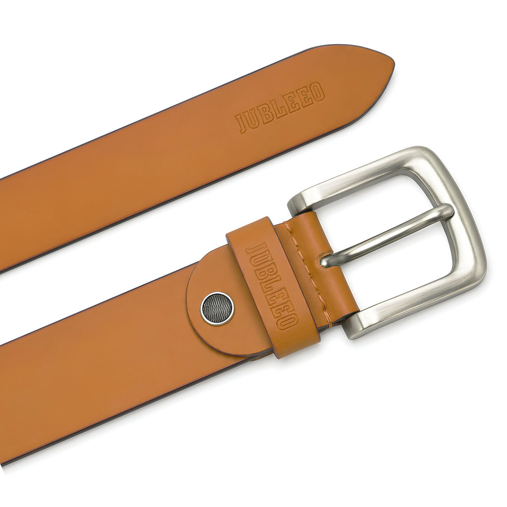 jubleeo leather mens belt tan
