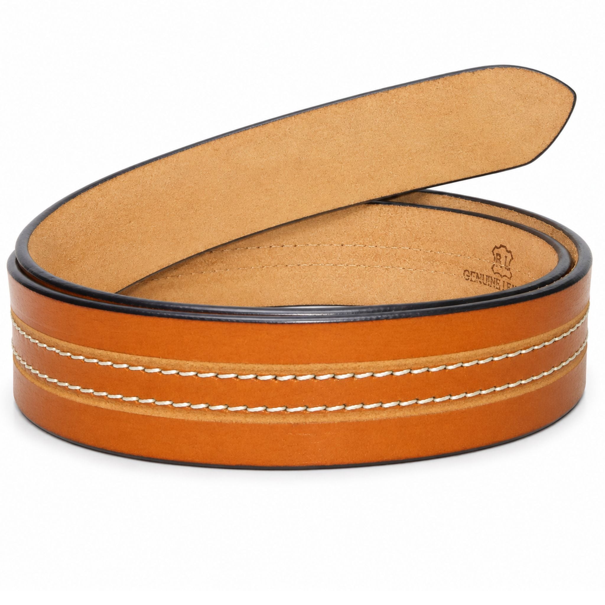 jubleeo lather casual mens belt tan
