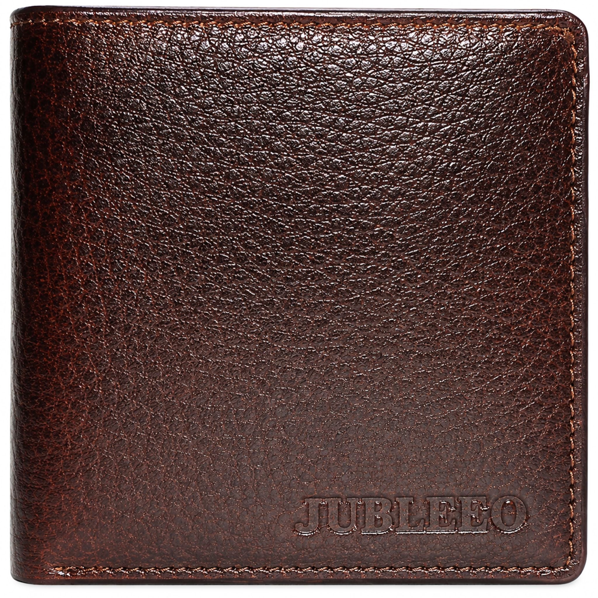 Jubleeo Leather Mini Notecase Mens Wallet Brown