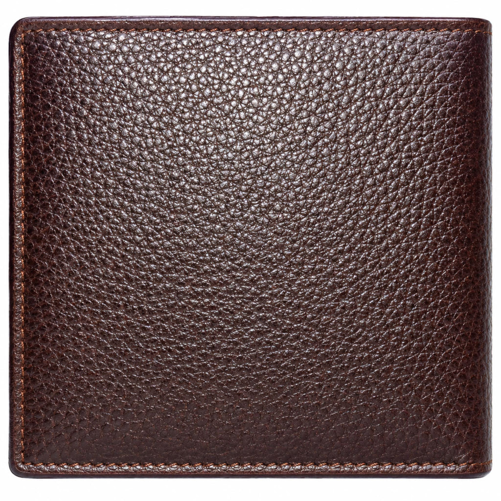 Jubleeo Leather Mini Notecase Mens Wallet Brown