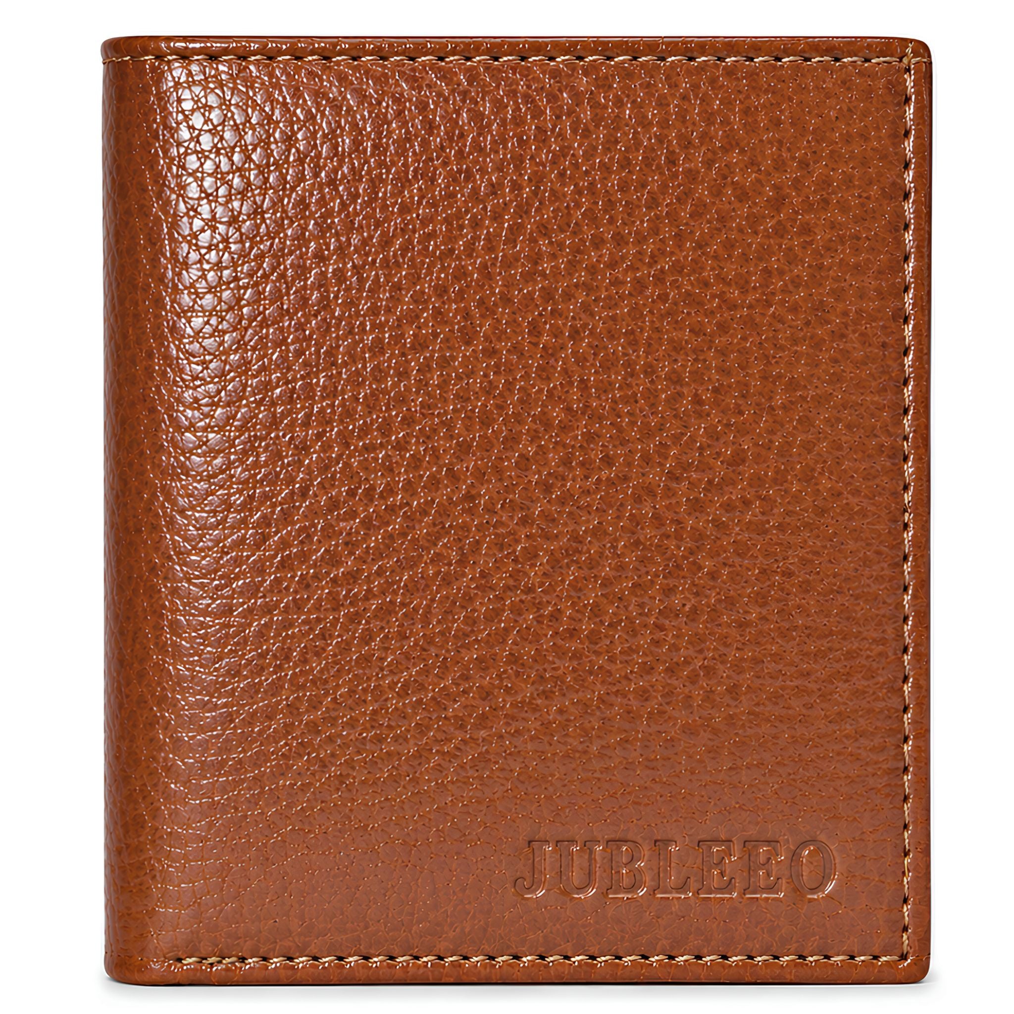 Jubleeo leather notecase mens wallet tan