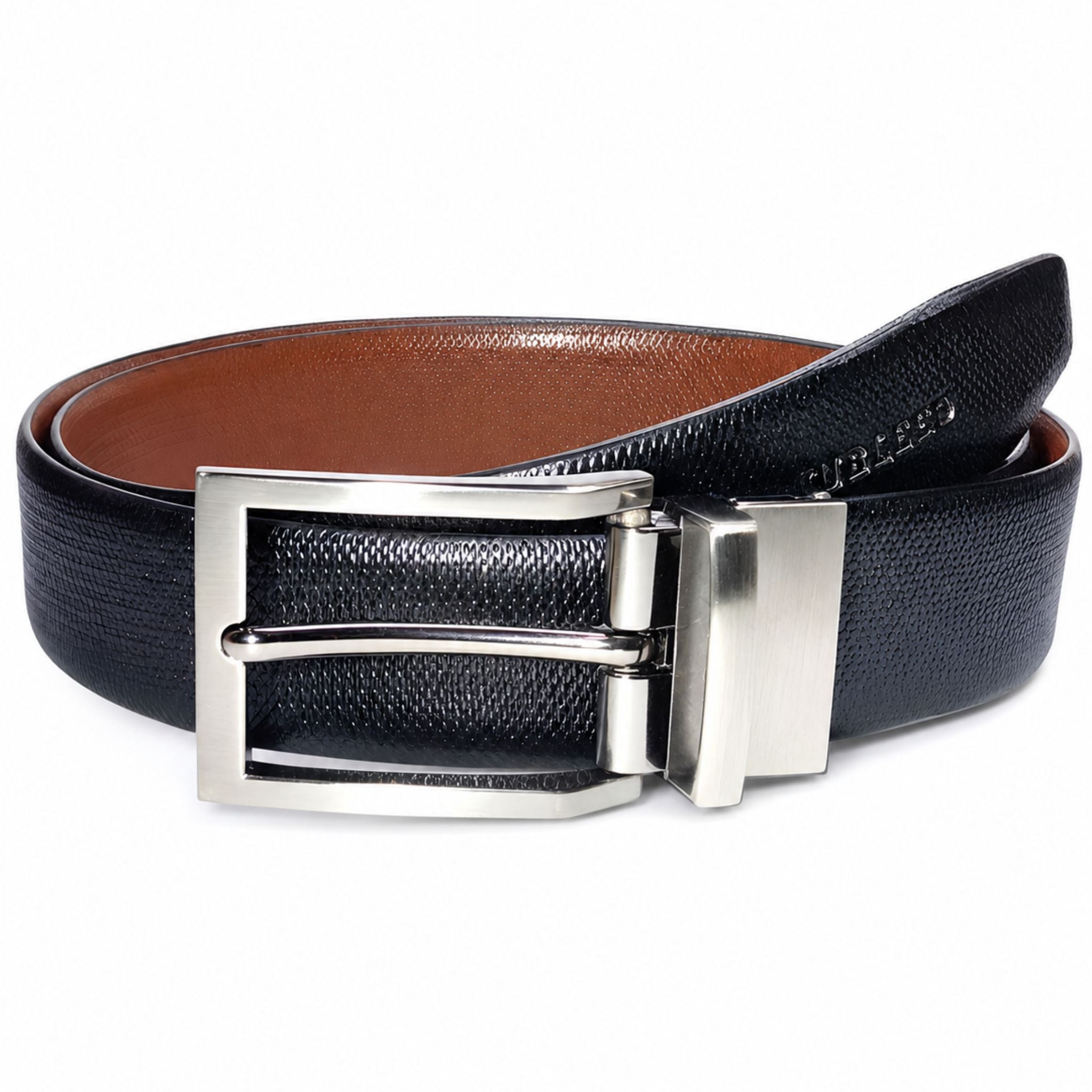 jubleeo leather reversibe mens belt brown