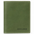 jubleeo leather mens card holder green