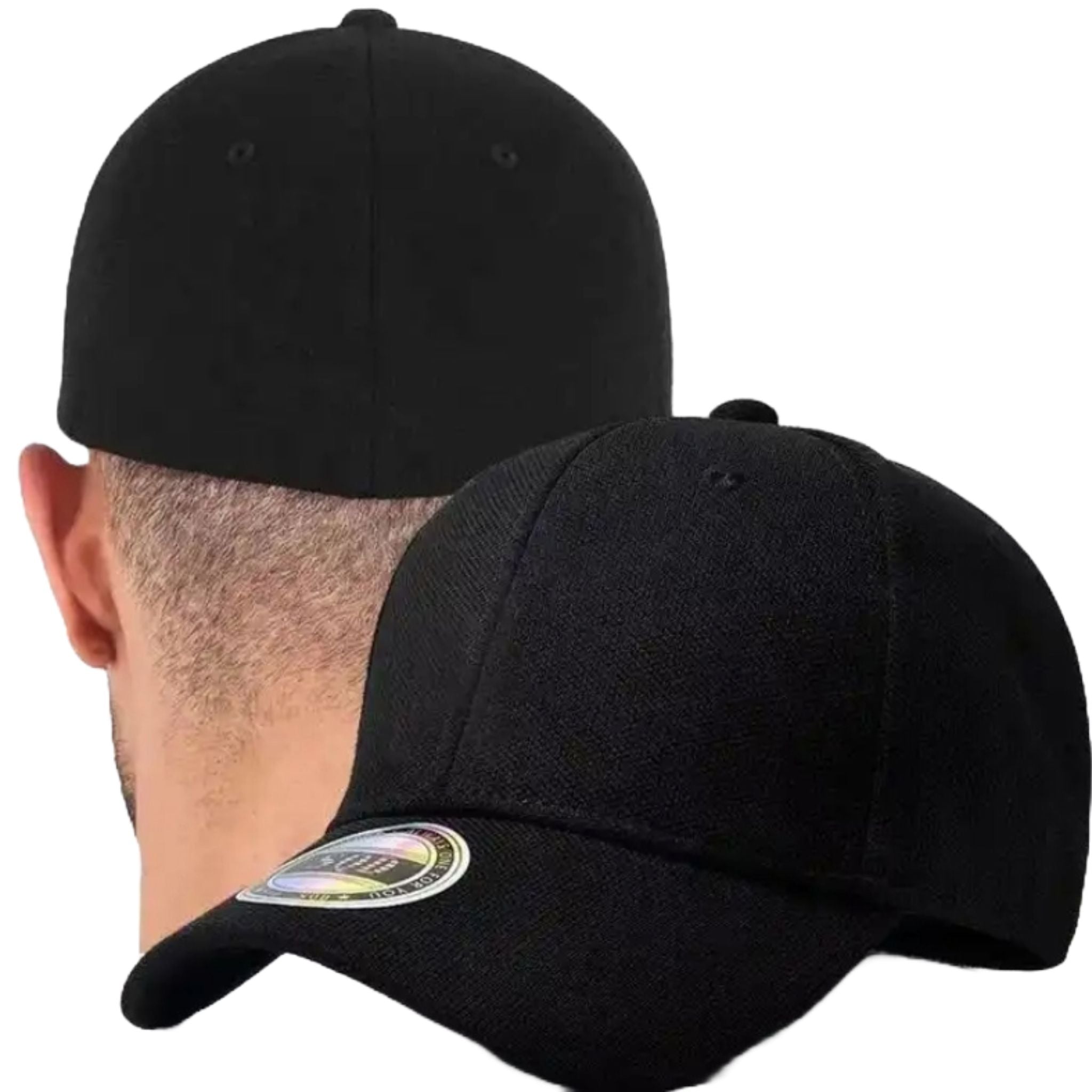 jubleeo nylon back cloed mens cap black