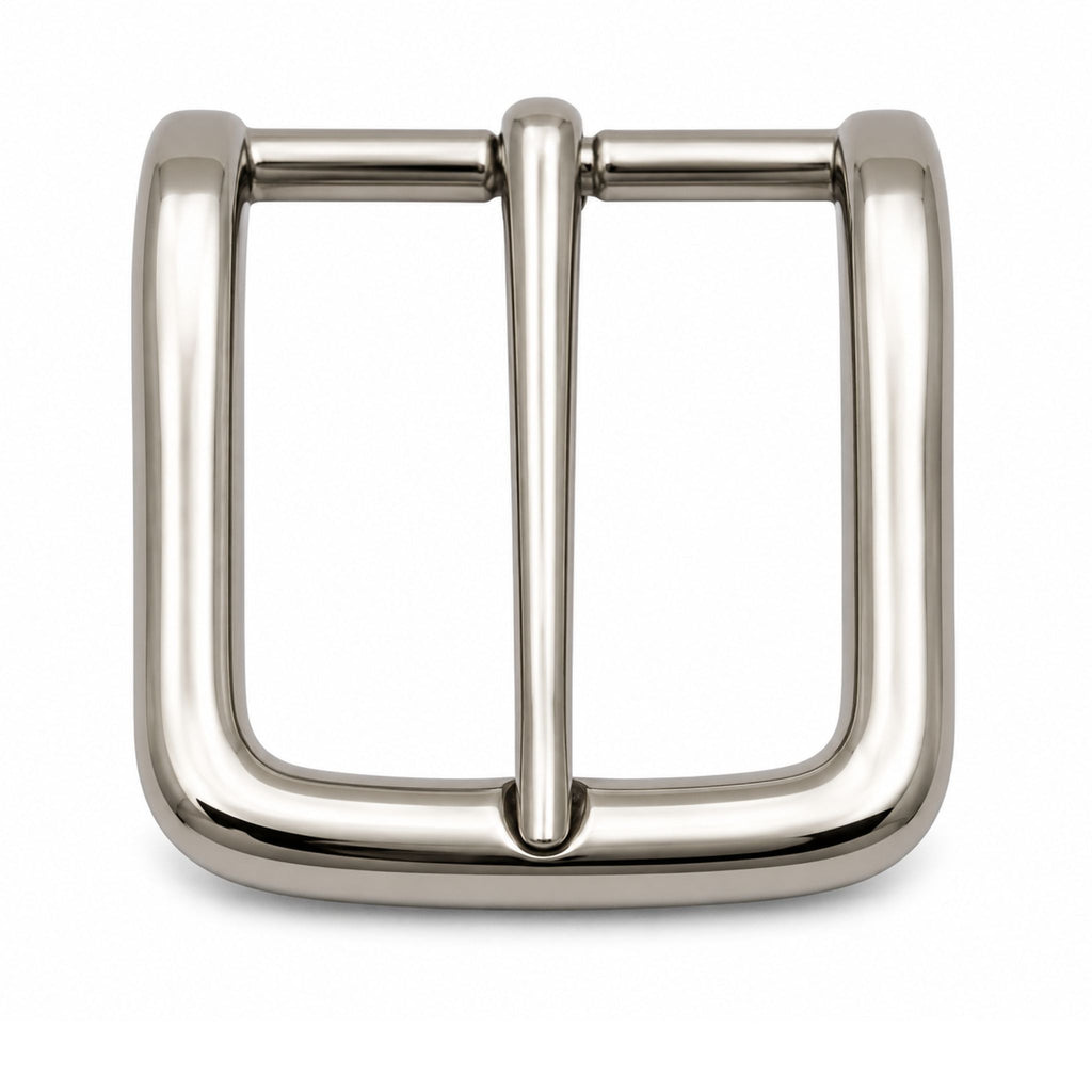 Jubleeo zink 40mm belt buckle for men silver